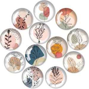 12 calcomanías de cristal para nevera, imanes de nevera, imanes fuertes para cocina, gabinete, lavavajillas, escuela y oficina, pizarra blanca (ramo 12 calcomanías de cristal para nevera, imanes de nevera, imanes fuertes para cocina, gabinete, lavavajillas, escuela y oficina, pizarra blanca (ramo