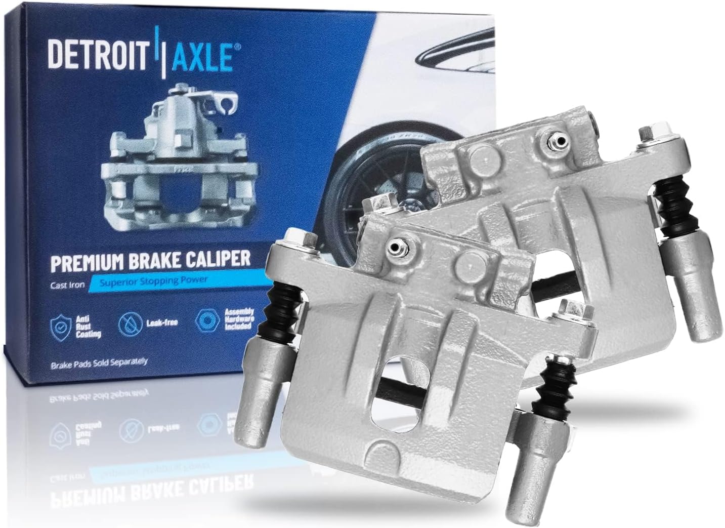 Detroit Axle – Rotores perforados delanteros y traseros de 11.57 pulgadas (11.575 in) y 10.31 pulgadas (10.315 in) de repuesto para 200 Sebring