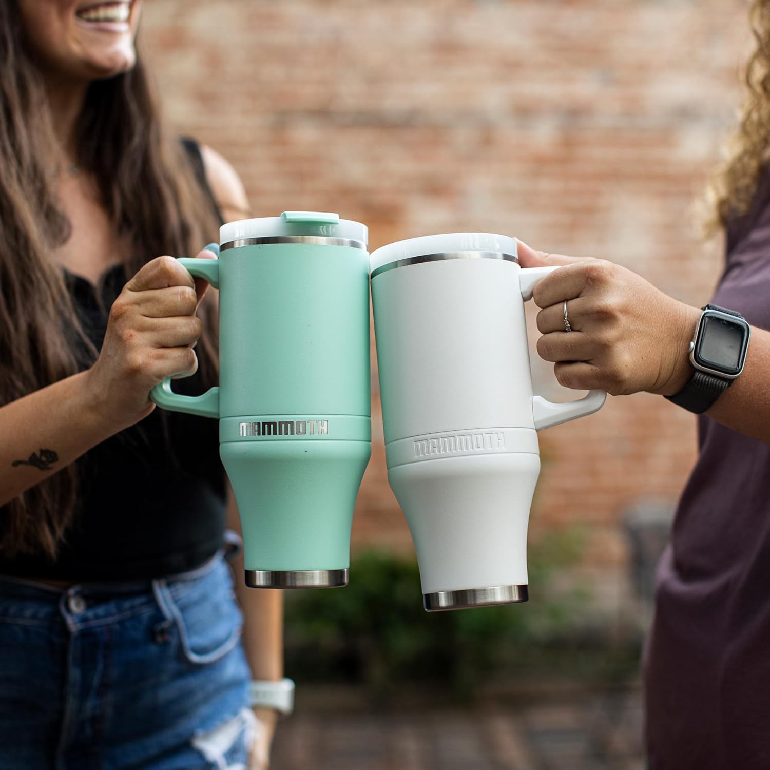 Mammoth Coolers Ascent – Vaso aislado de 40 onzas, color blanco