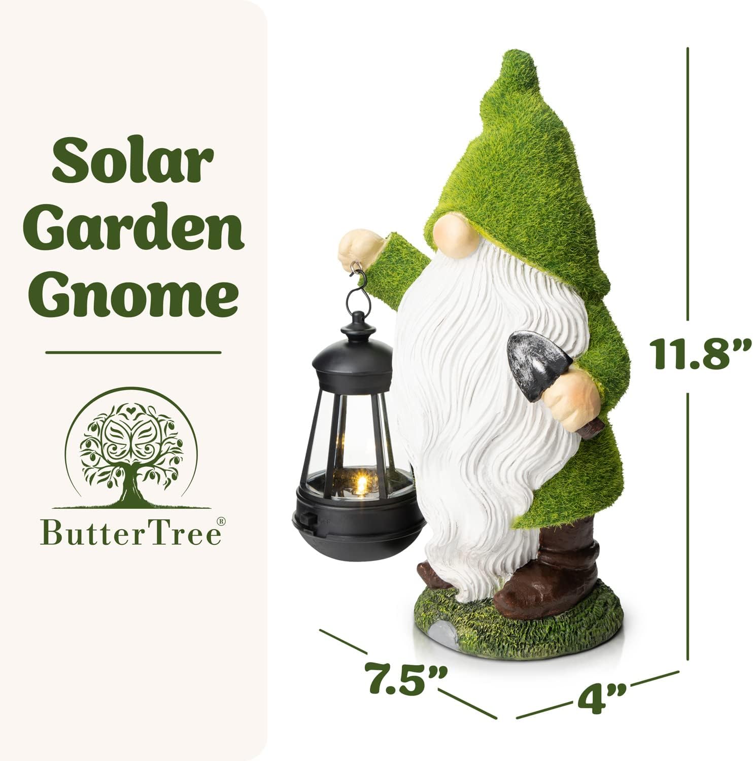 Regalos para el día de la madre de parte de la hija, regalos para mamá, regalos de gnomos de jardín, estatuas solares grandes, decoración de jardín