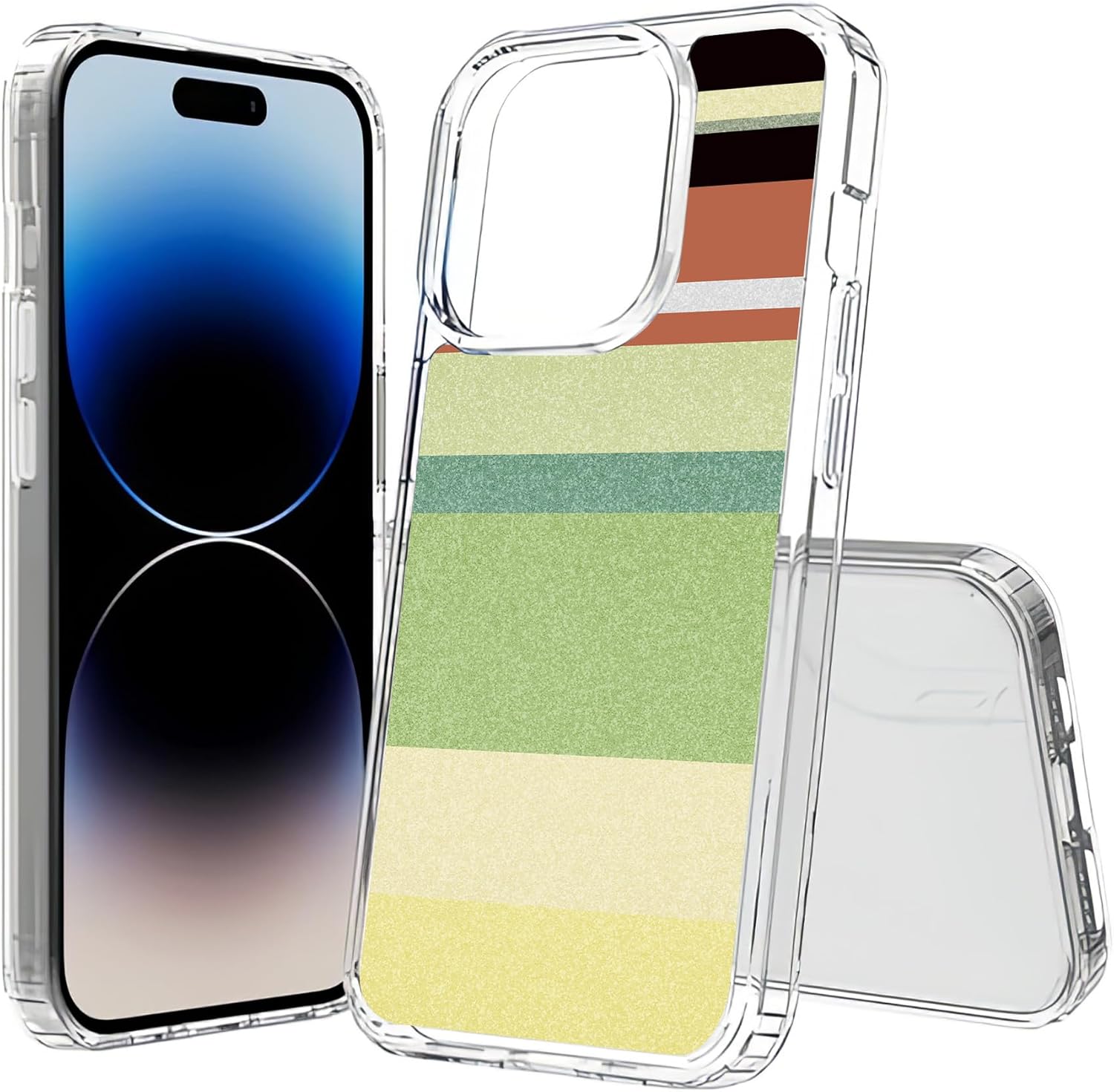 Talkingcase Funda híbrida compatible con Apple iPhone 15 Pro (no 15 Pro Max), elegante y duradera, estampado de dibujos animados color 9, parte