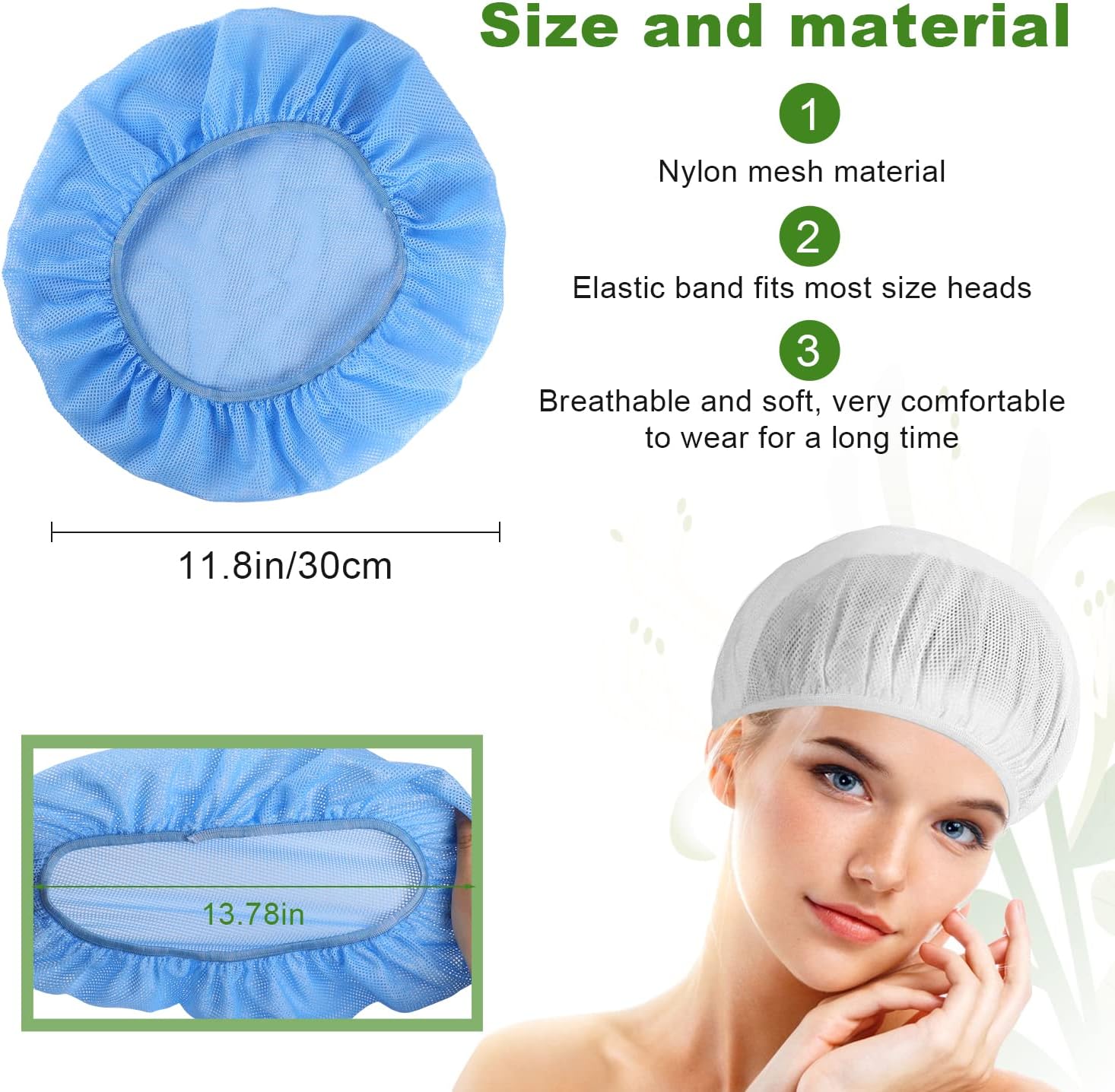 Gorro de malla para dormir, 4 unidades, red para el cabello para mujer, red de pelo para dormir, gorro de malla nocturna para protección del cabello