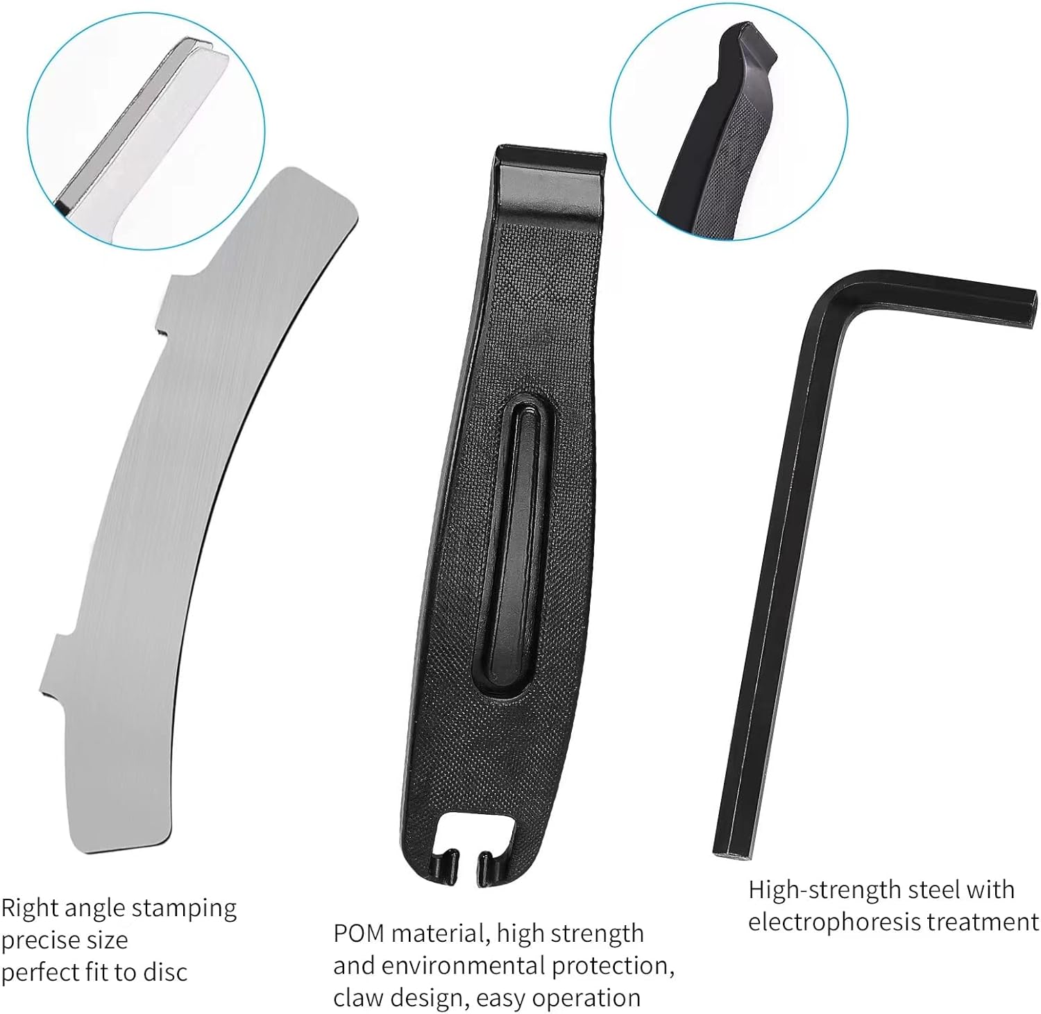 4 pares de pastillas de freno de disco de bicicleta, compatibles con pastillas de freno Sram Avid Elixir E1 E3 E5 E7 E9 ER CR XO XX DB1 DB3 DB5,