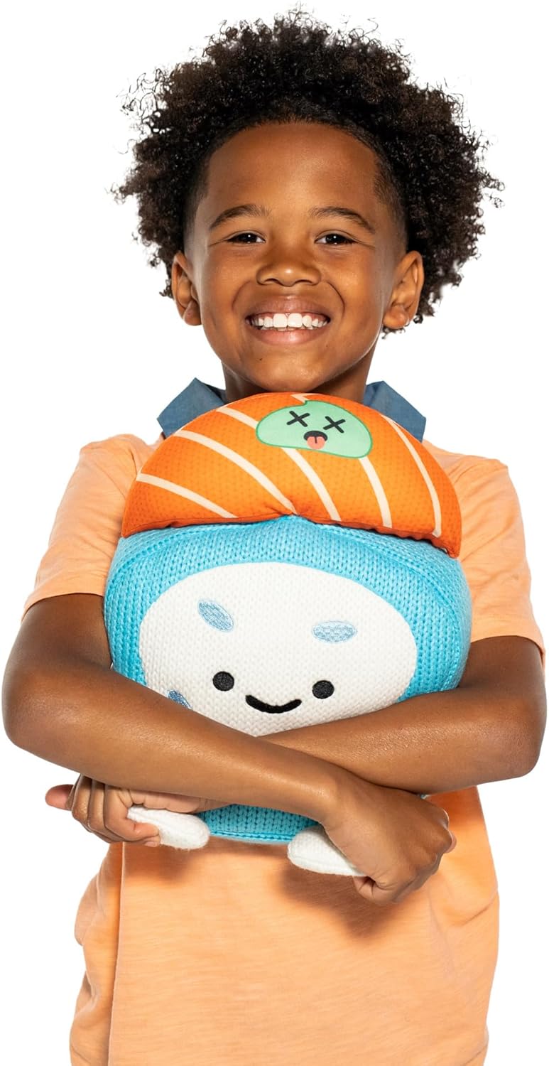 Ami Amis Jumbo Suzshi – Peluche de ganchillo suave y acogedor, detalles adorablemente lindos, tamaño extra para entusiastas de la colección