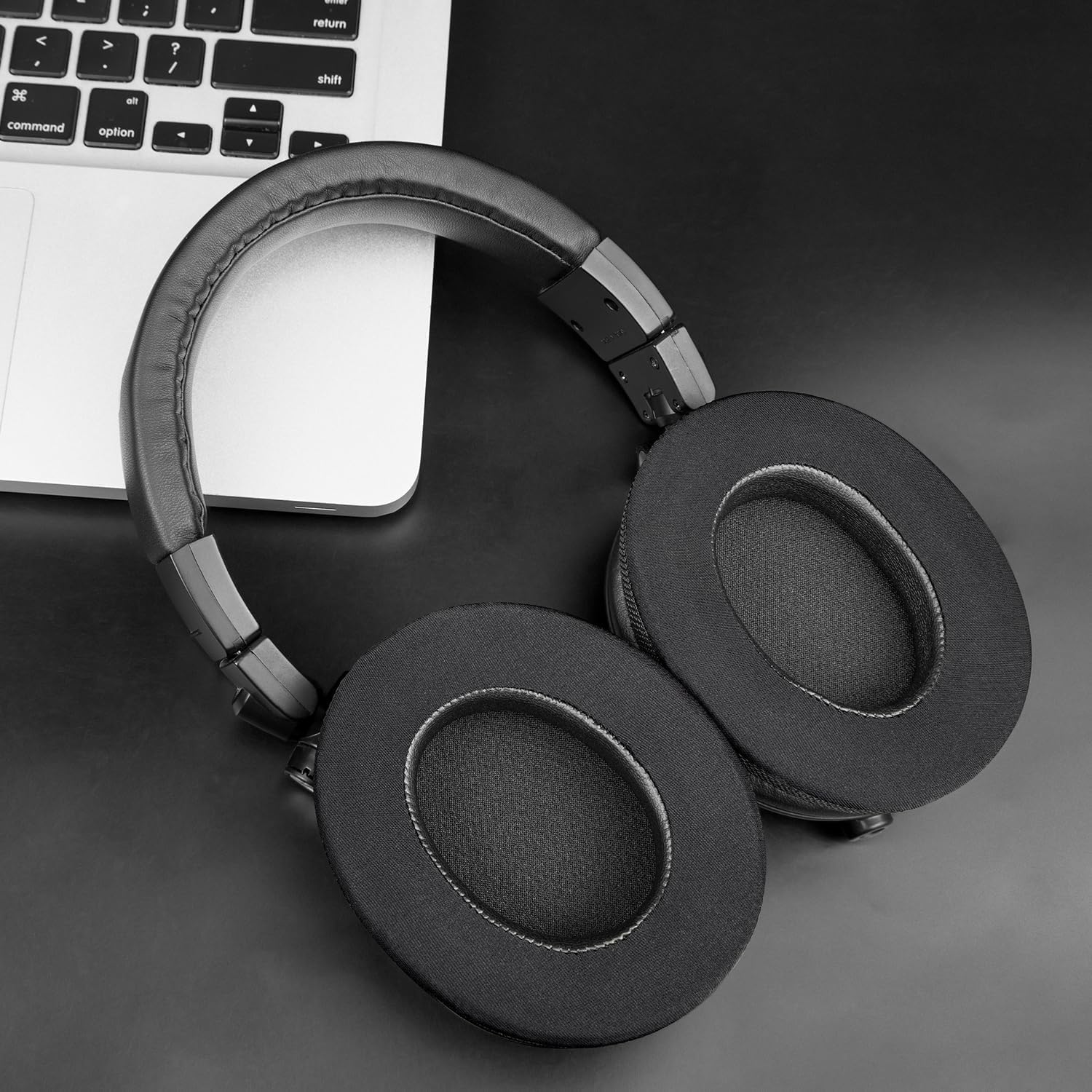 SOULWIT Almohadilla de repuesto para Audio-Technica ATH M50XM40X, HyperX CloudAlpha, SteelSeries Arctis, almohadilla para los oídos para Sony