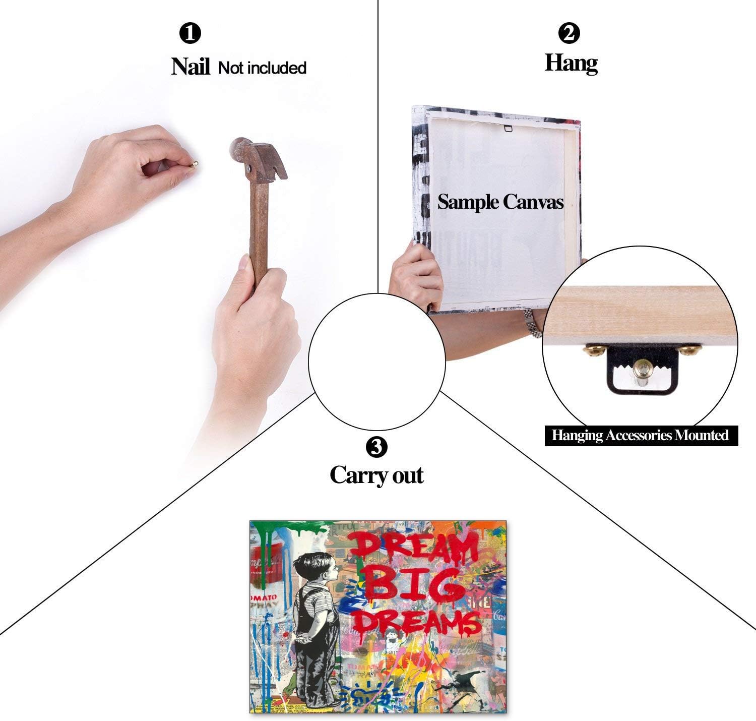 Yatsen – Cuadro decorativo para pared, pintura sobre lienzo y arte de pared, diseño de puente