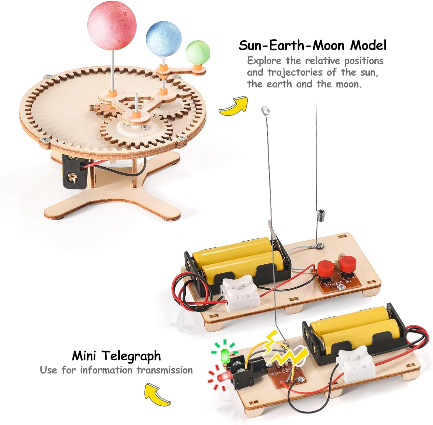 Kits STEM 9 en 1 para niños de 6 a 8 años de 8 a 12 años, proyectos de experimentos científicos y de dinosaurios para construir, juguetes de