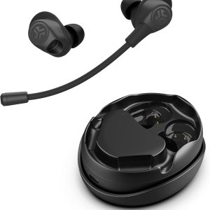 JLab Work Buds – Auriculares intrauditivos inalámbricos con micrófono desmontable con cancelación de ruido, negro, largo más de 55 horas totales de JLab Work Buds – Auriculares intrauditivos inalámbricos con micrófono desmontable con cancelación de ruido, negro, largo más de 55 horas totales de