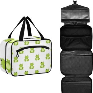 Neceser para mujer, organizador de maquillaje de viaje con gancho para colgar, bolsas de cosméticos para mujeres y hombres, bolsa de viaje para Neceser para mujer, organizador de maquillaje de viaje con gancho para colgar, bolsas de cosméticos para mujeres y hombres, bolsa de viaje para