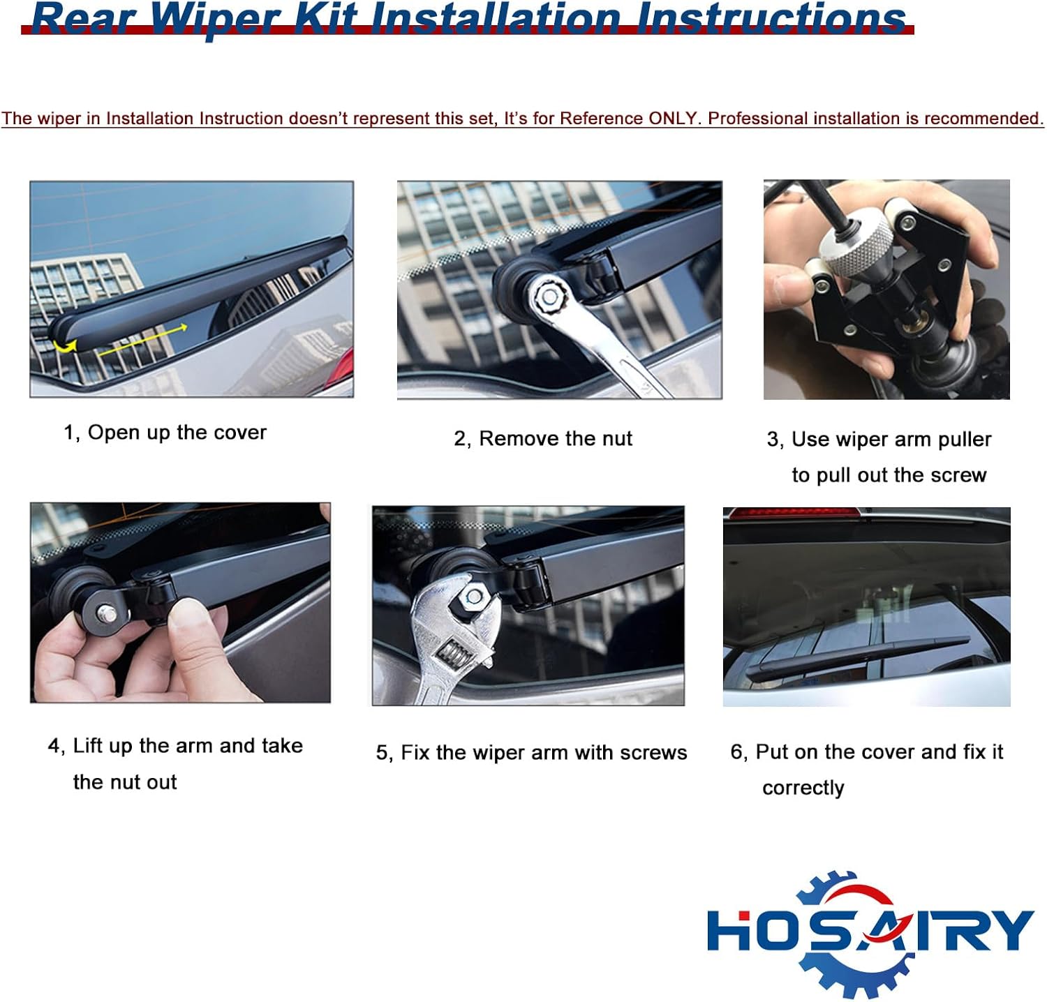 Juego de limpiaparabrisas trasero para Buick Envision 2016-2020, para GMC Terrain 2018-2020, para Chevy Blazer Bolt EV Equinox 2017-2020 Conjunto de