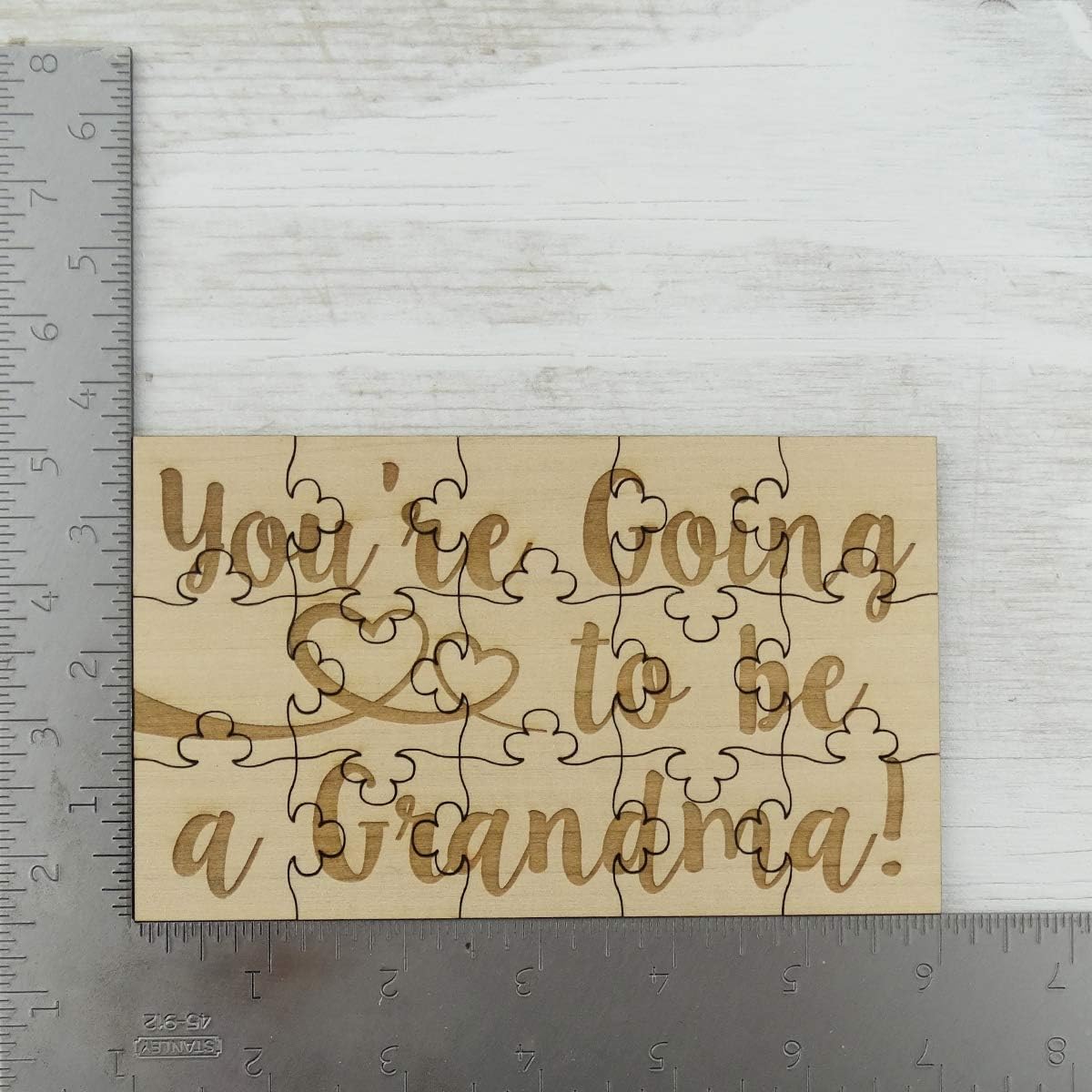 You’re Going to Be a Grandma – Rompecabezas de madera de tilo de 15 piezas, anuncio sorpresa de embarazo