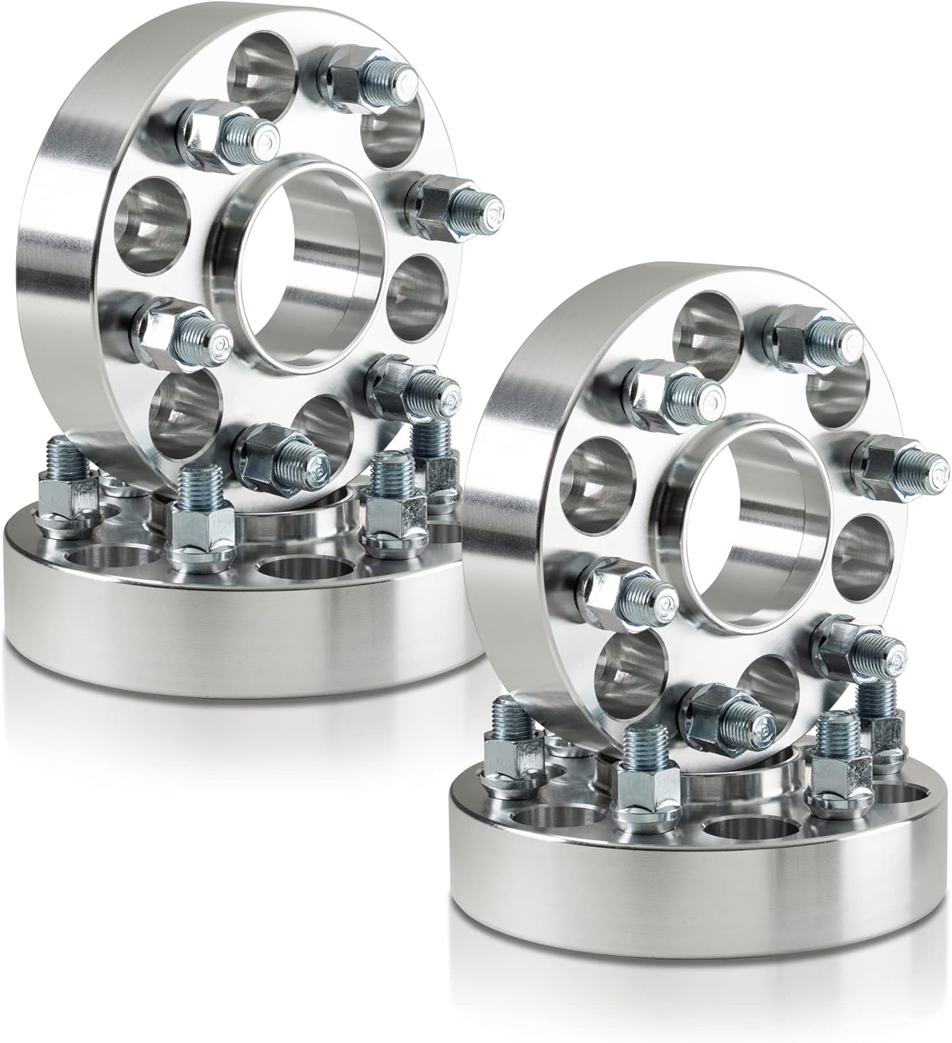4 espaciadores de rueda centrados de cubo de 1.5 pulgadas (1.496 in) de 6 x 5.5 pulgadas, paso de 6 x 139.7 pulgadas 14 x 1.5 compatible con Ram