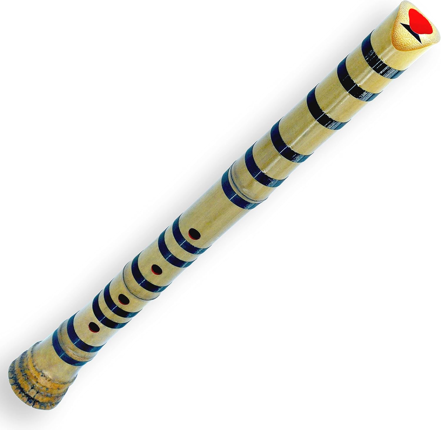 Flauta pentatónica japonesa Zen Shakuhachi con raíz de campana natural. KINKO-ryu de 1.8 pies. Calidad profesional, toca todas las ocatavas. Bueno