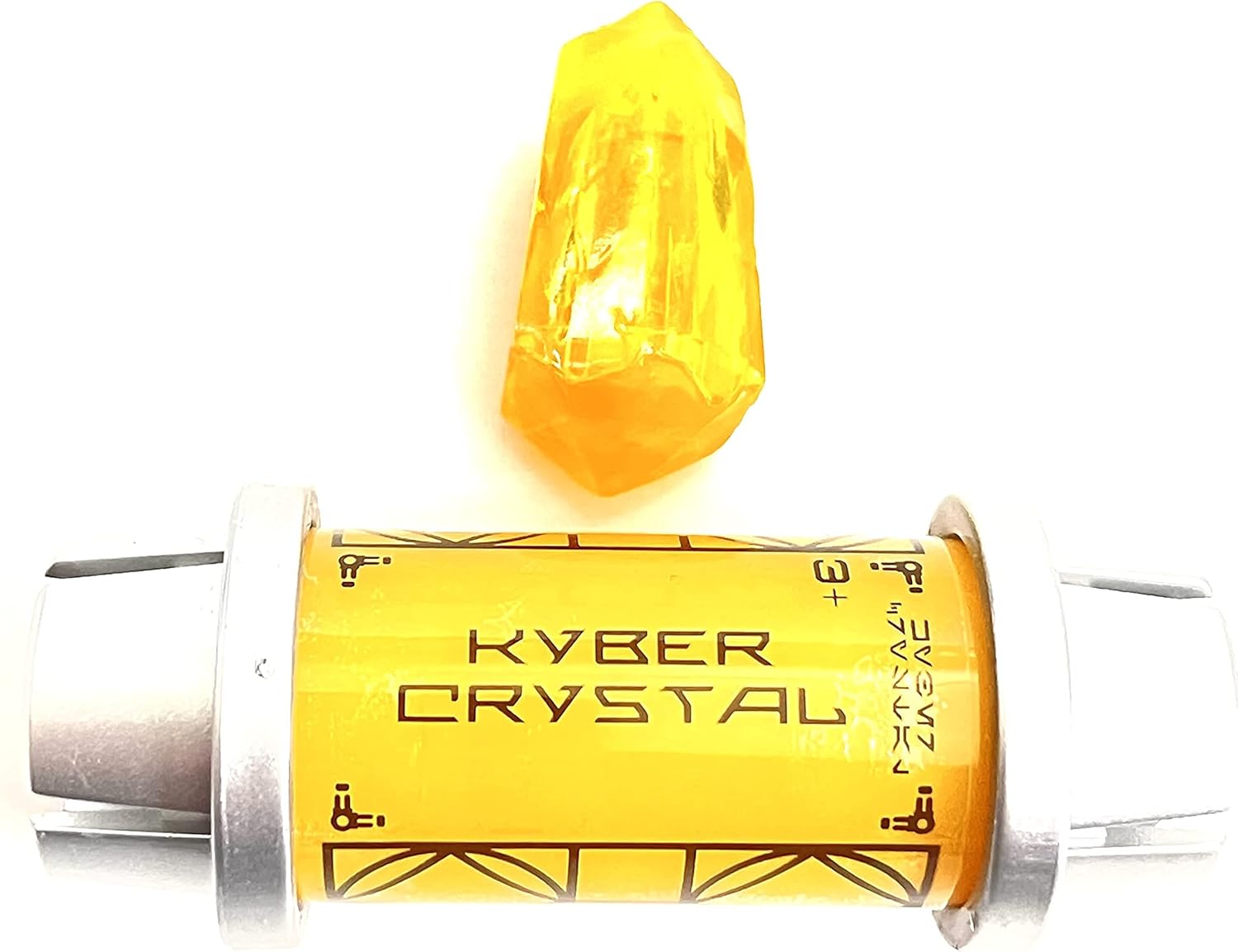 Galaxy’s Edge Star Wars Kyber Crystal (Amarillo)  Voz del Guardia del Templo