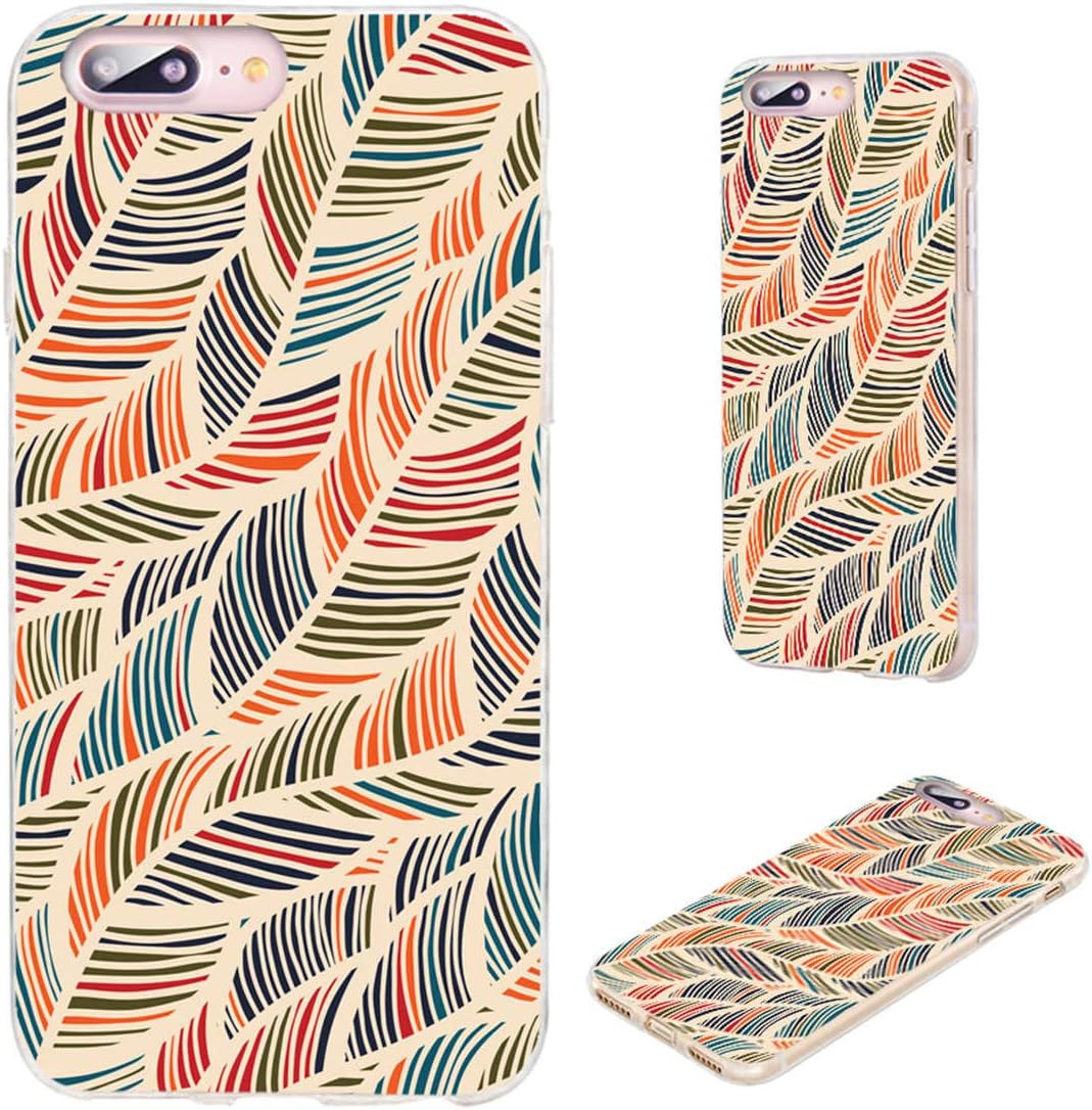AKORAVO – Funda para iPhone 8 Plus, iPhone 7 Plus para mujeres, hombres y niñas, a prueba de golpes, antiarañazos, delgada, suave, funda protectora