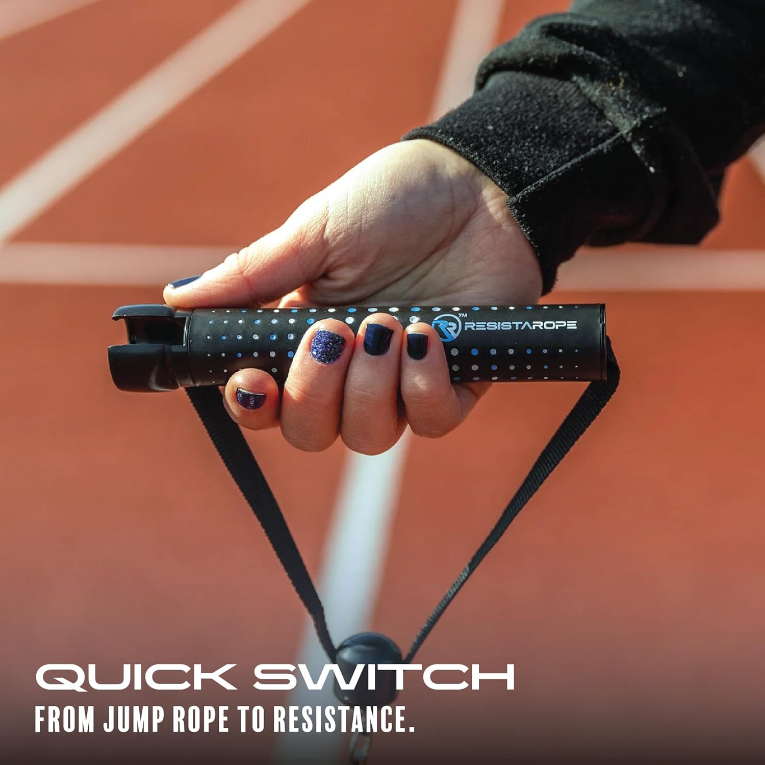 ResistaRope – A 2-in-1 Resistance Band & Jump Rope – The Ultimate Full Body Workout Cardio and Strength and Resistance Training