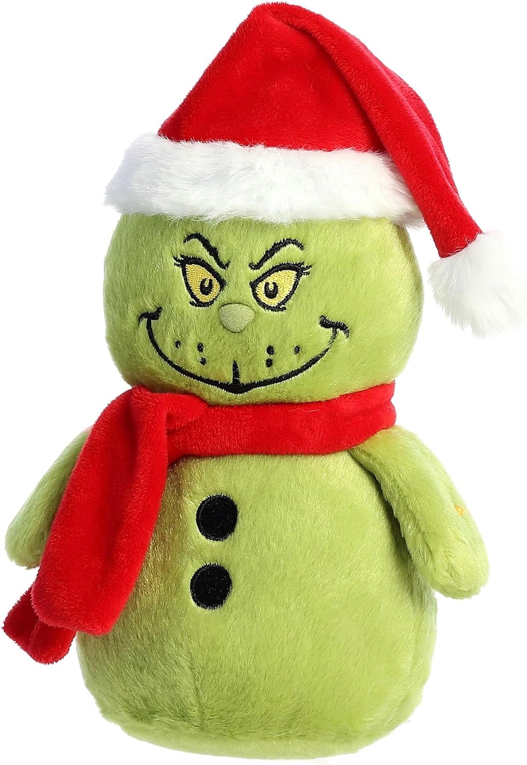 Aurora Fantástico muñeco de nieve Dr. Seuss Grinch – Narración mágica – Inspiración literaria – Verde 8 pulgadas