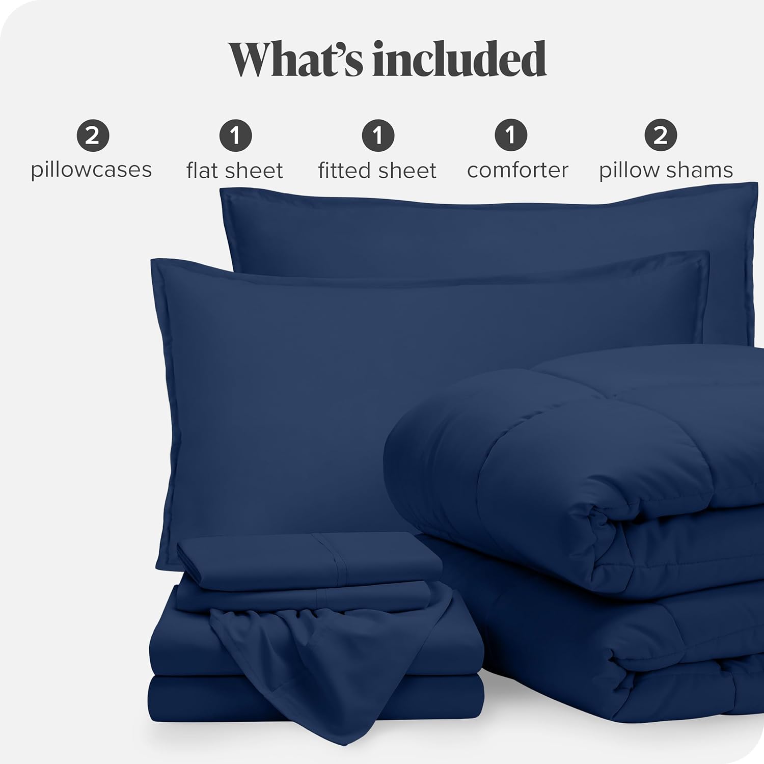 Bare Home – Juego de ropa de cama (5 piezas)