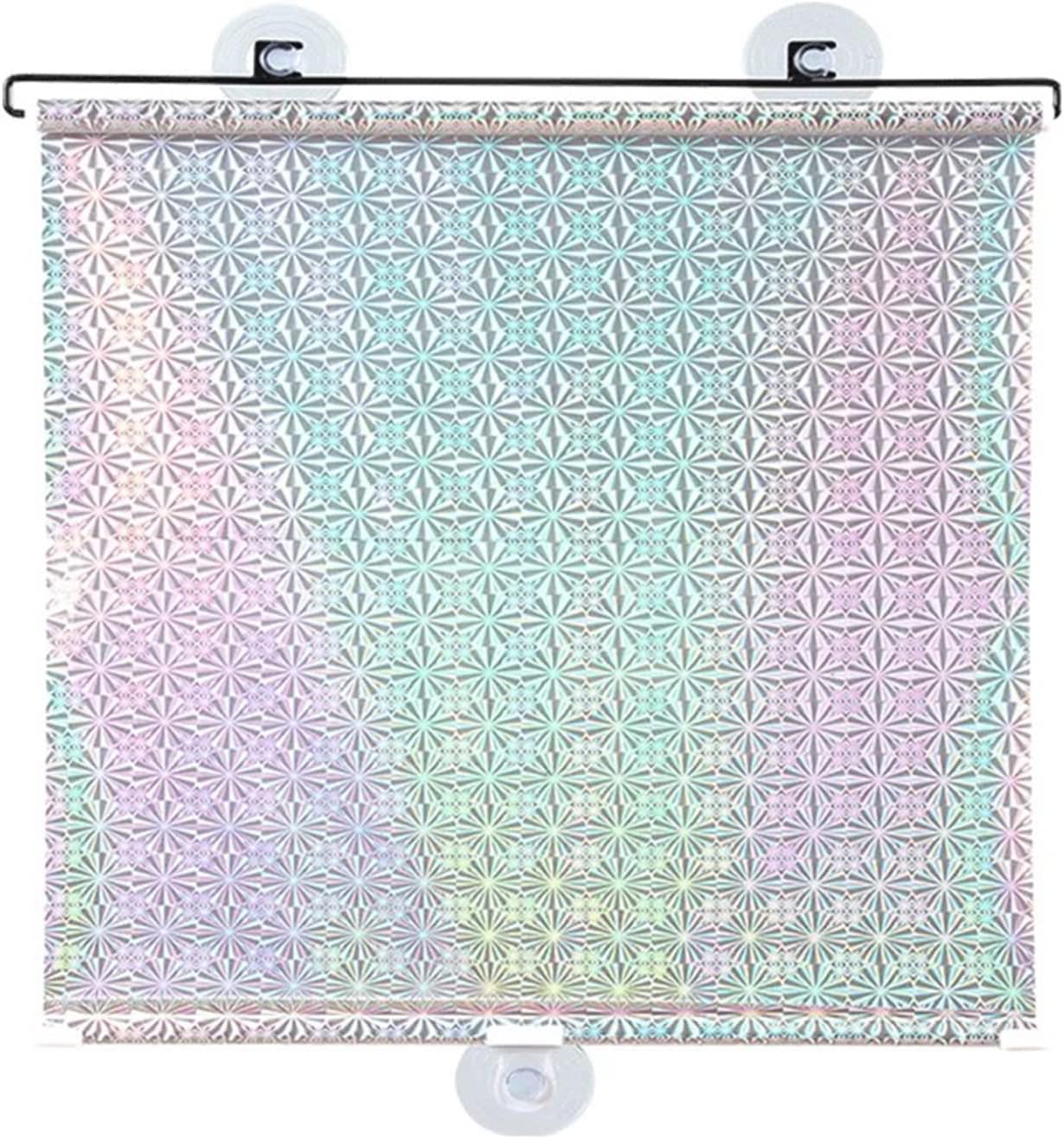 Persianas enrollables opacas temporales con ventosas, pantalla de privacidad ajustable con aislamiento térmico, cortina de ventana portátil