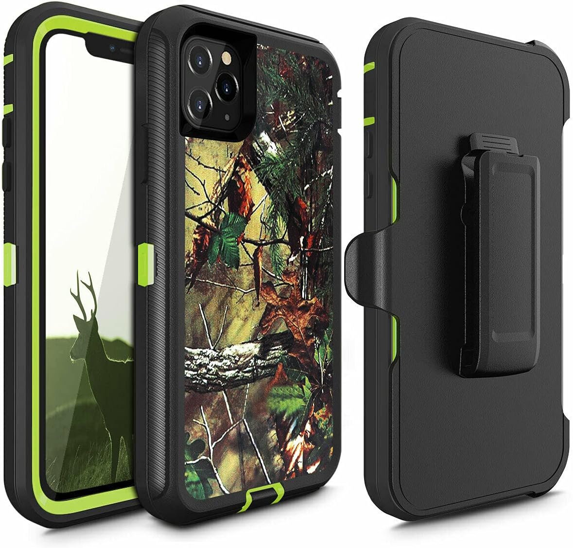 14 Pro Max Camo Design Defender – Funda protectora híbrida a prueba de golpes, diseño de doble capa, cubierta dura compatible con iPhone 14 Pro Max