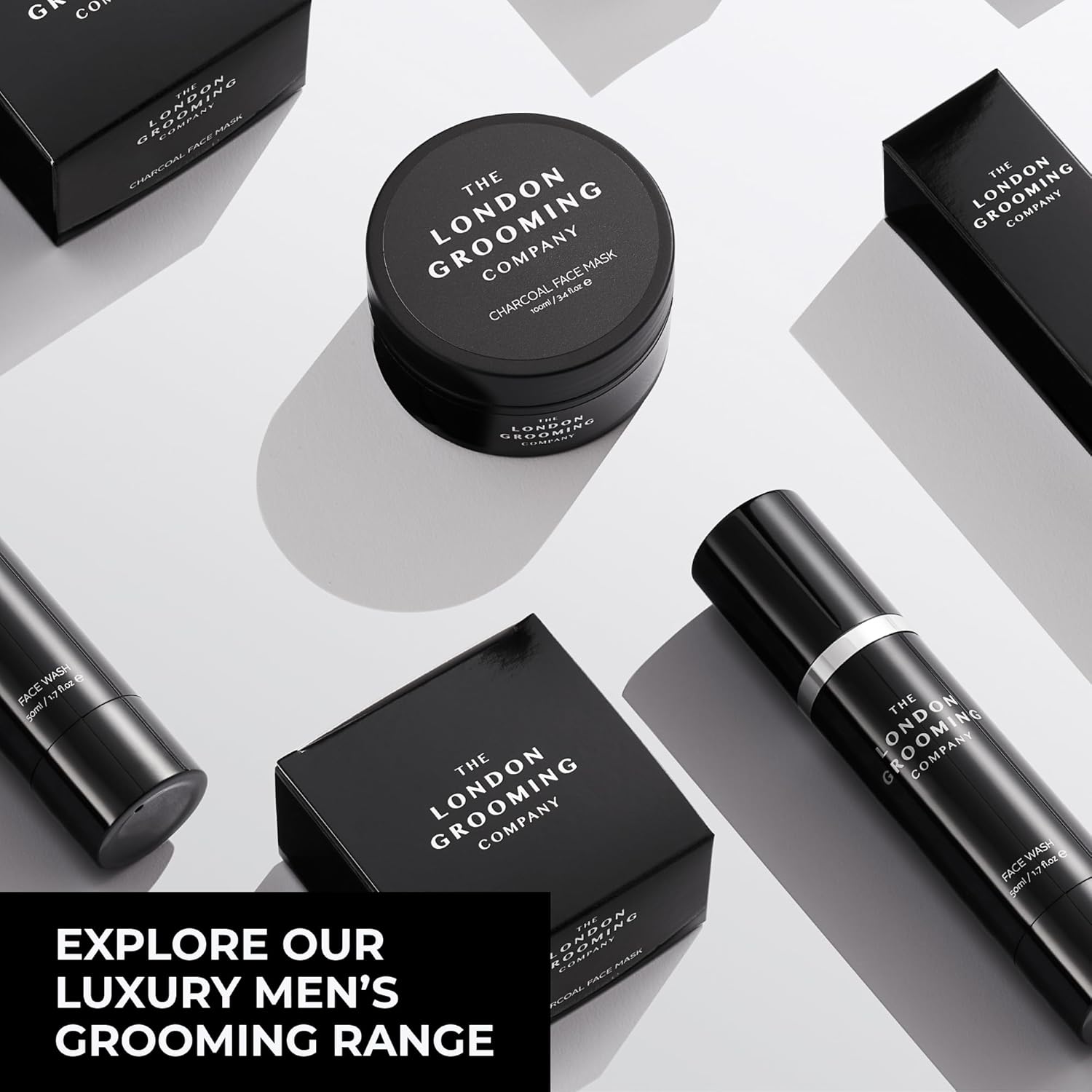 The London Grooming Company Caja de regalo para el cuidado de la piel  Rutina completa de cuidado de la piel de 5 pasos  Cuidado de la piel para
