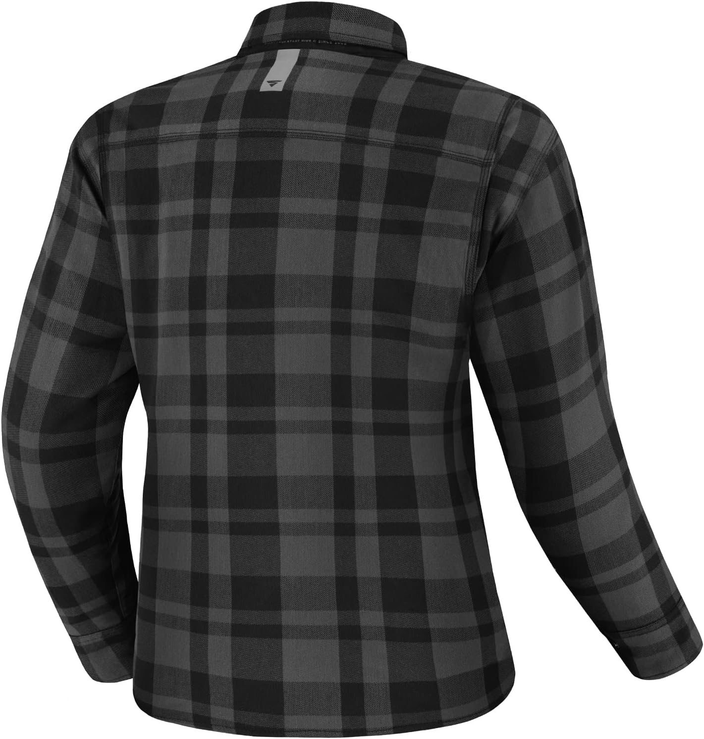 SHIMA RENEGADE MEN 2 Camisa de motocicleta para hombre  Chaqueta de franela de motociclista a cuadros blindados con fibra QL  Aramida y capa de