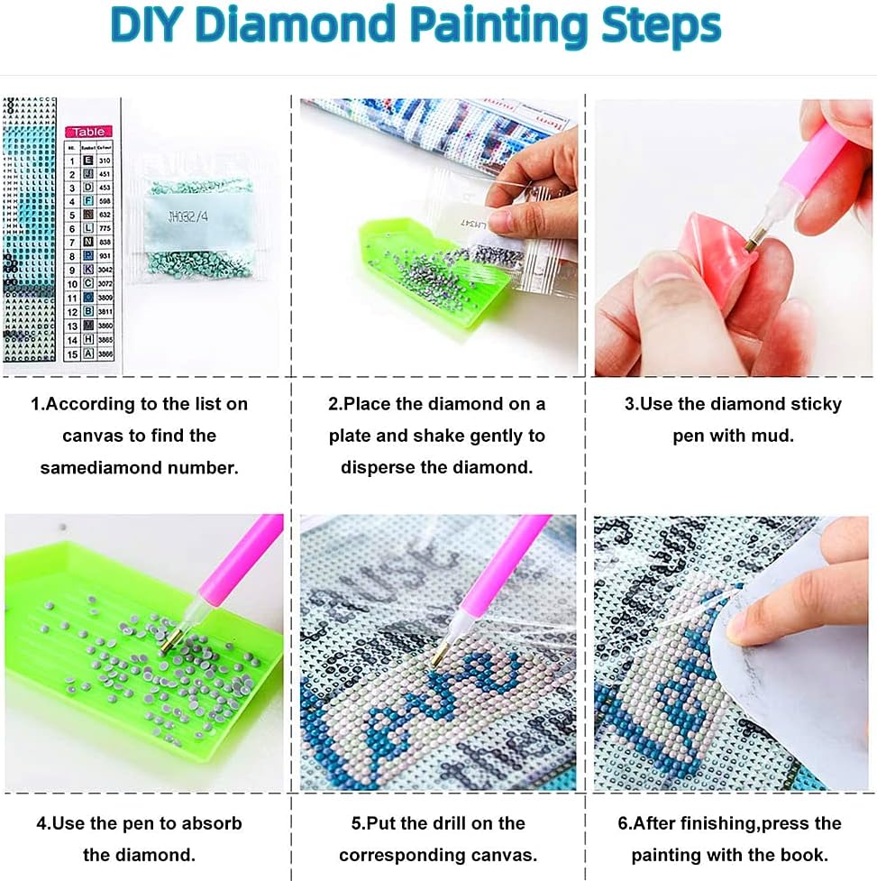 Kits de pintura de diamantes para adultos, diseño de calavera morada, mariposa y flor, arte de diamantes 5D, fácil para principiantes, redondo y