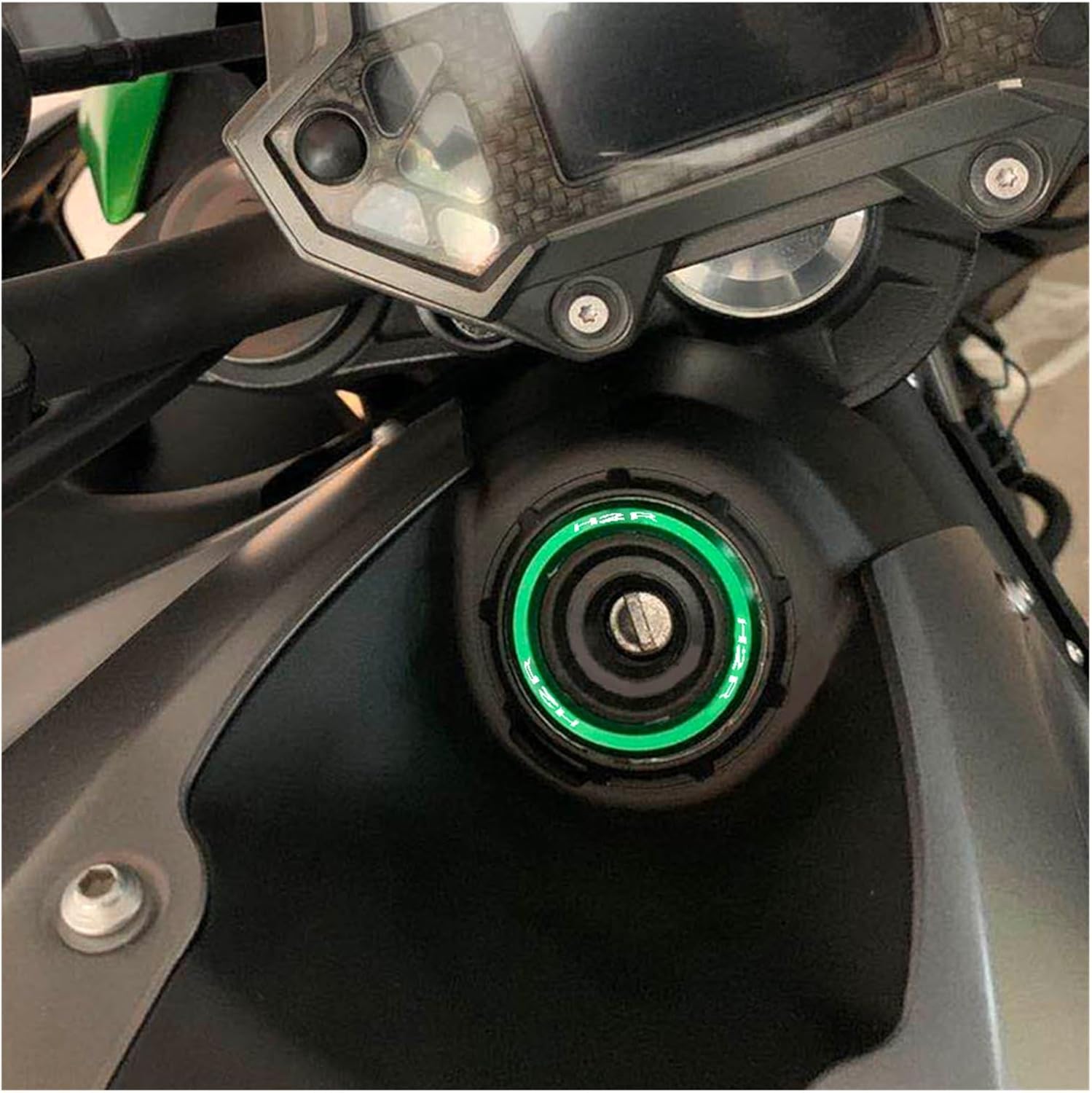 Motorcycle Case Ignition Switch Keys Cover Protection for Kawasaki H2R 2015 2016 2017 2018 2019 2020 2021 2022 2023
