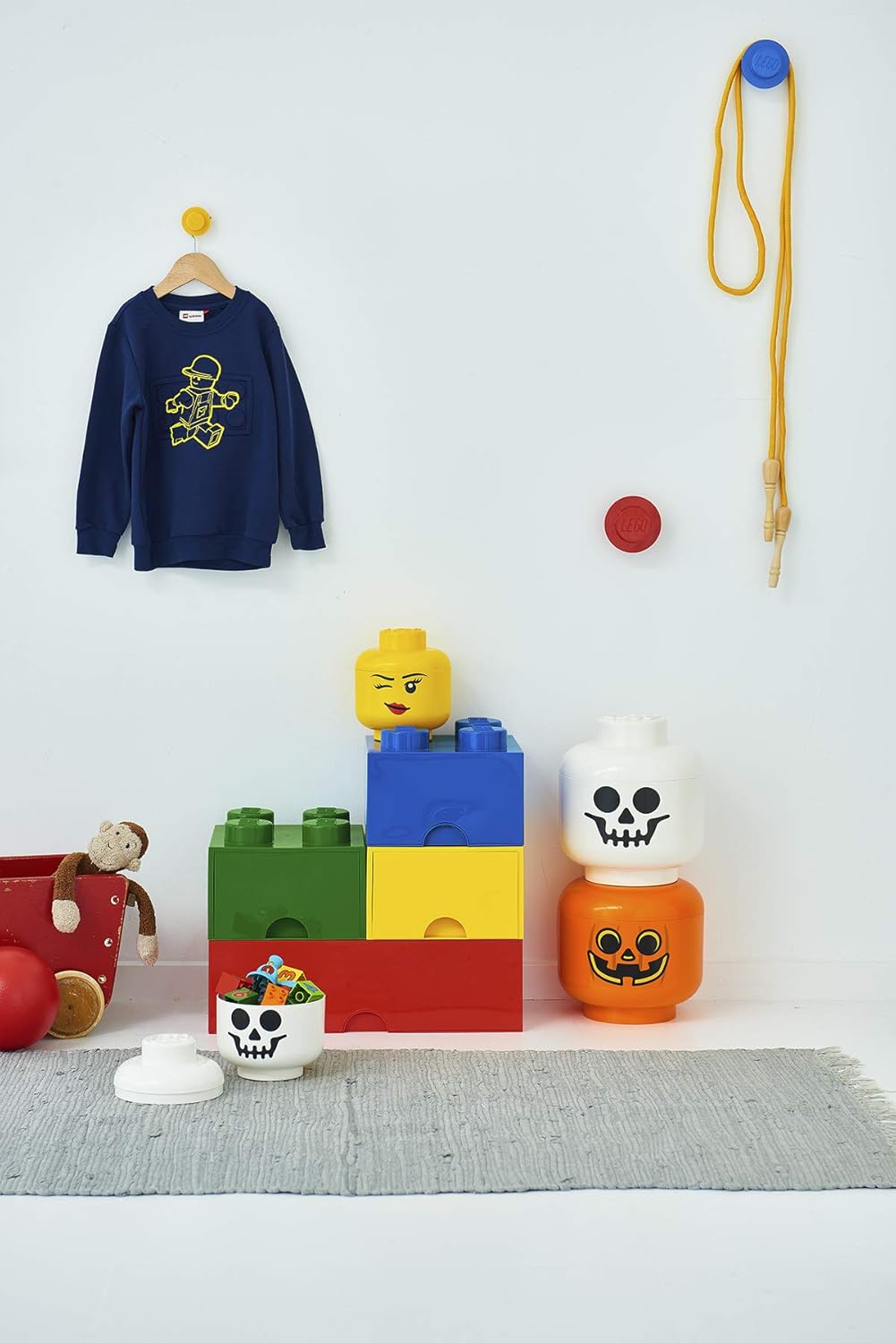 Room Copenhagen Cabeza de almacenamiento Lego pequeña calabaza
