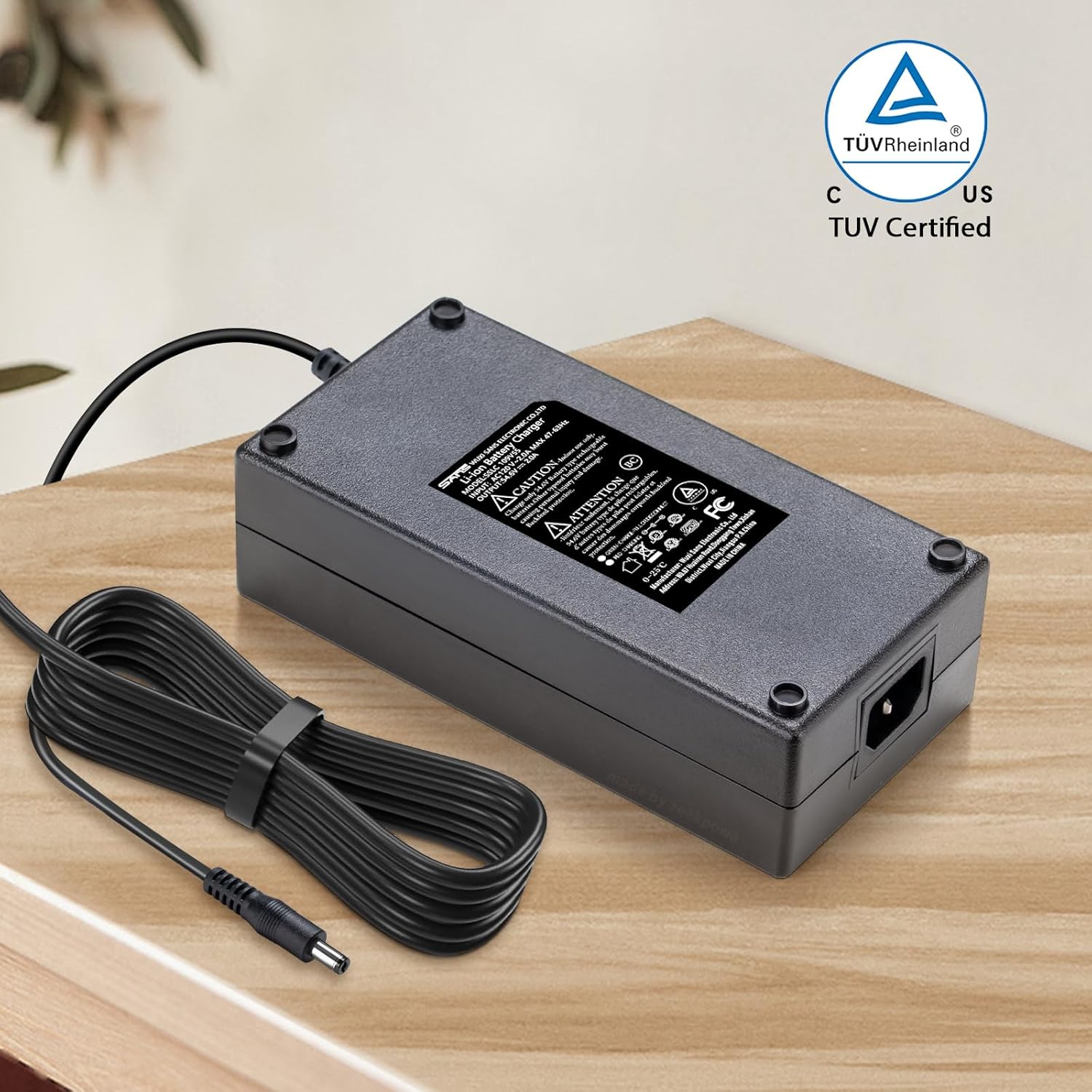 Cargador de 54.6V 2A para batería eBike de 48V compatible con Lectric XP 1.02.03.0, Lectric XPremium, Eahora X5, Himiway Cruiser, Ride1Up Core-5,