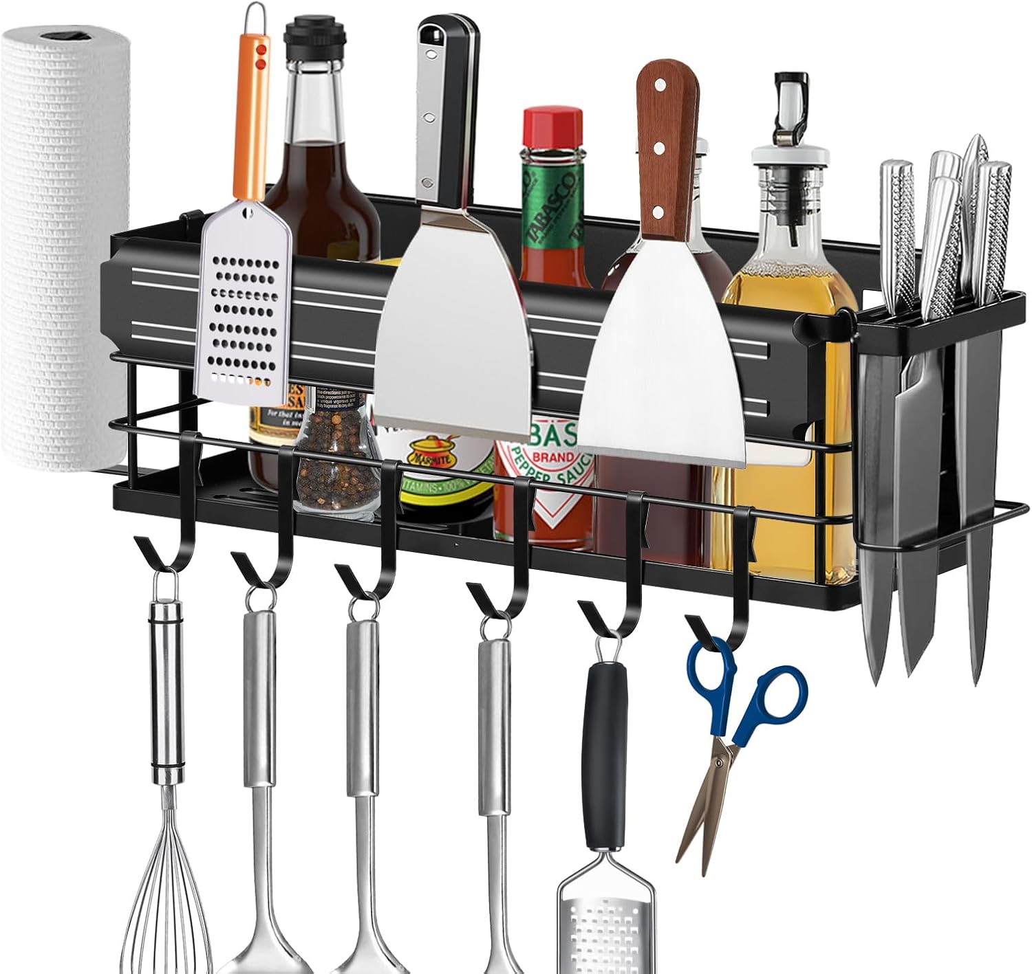 Organizador de parrilla para parrillas Blackstone de 28 pulgadas36 pulgadas, ahorro de espacio, caja de almacenamiento de accesorios de barbacoa con