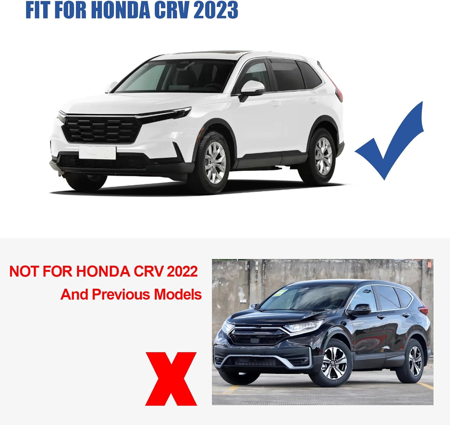 Viseras de ventana de canal compatibles con Honda CRV 2023 Honda CR-V  Ventilación de humo para deflectores de ventana originales  Ventvisor de
