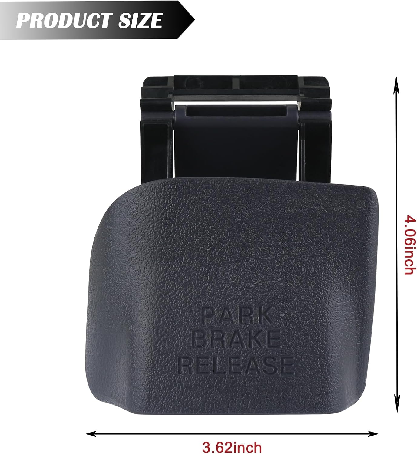74934 Mango de liberación de freno de estacionamiento (gris niebla) compatible con Dodge Ram 1500 2500 3500 1998-2002 sustituye a RU38RC8AA
