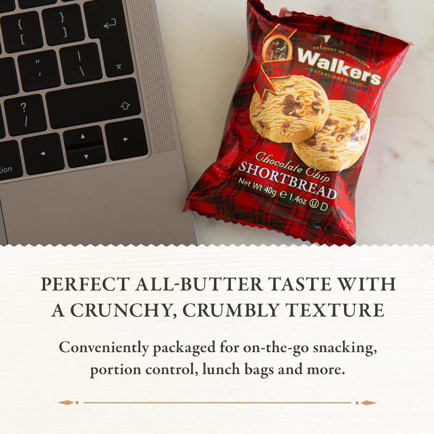 Walker – Paquetes personalizados de galletas en forma de dedos Shortbread, 20 unidades
