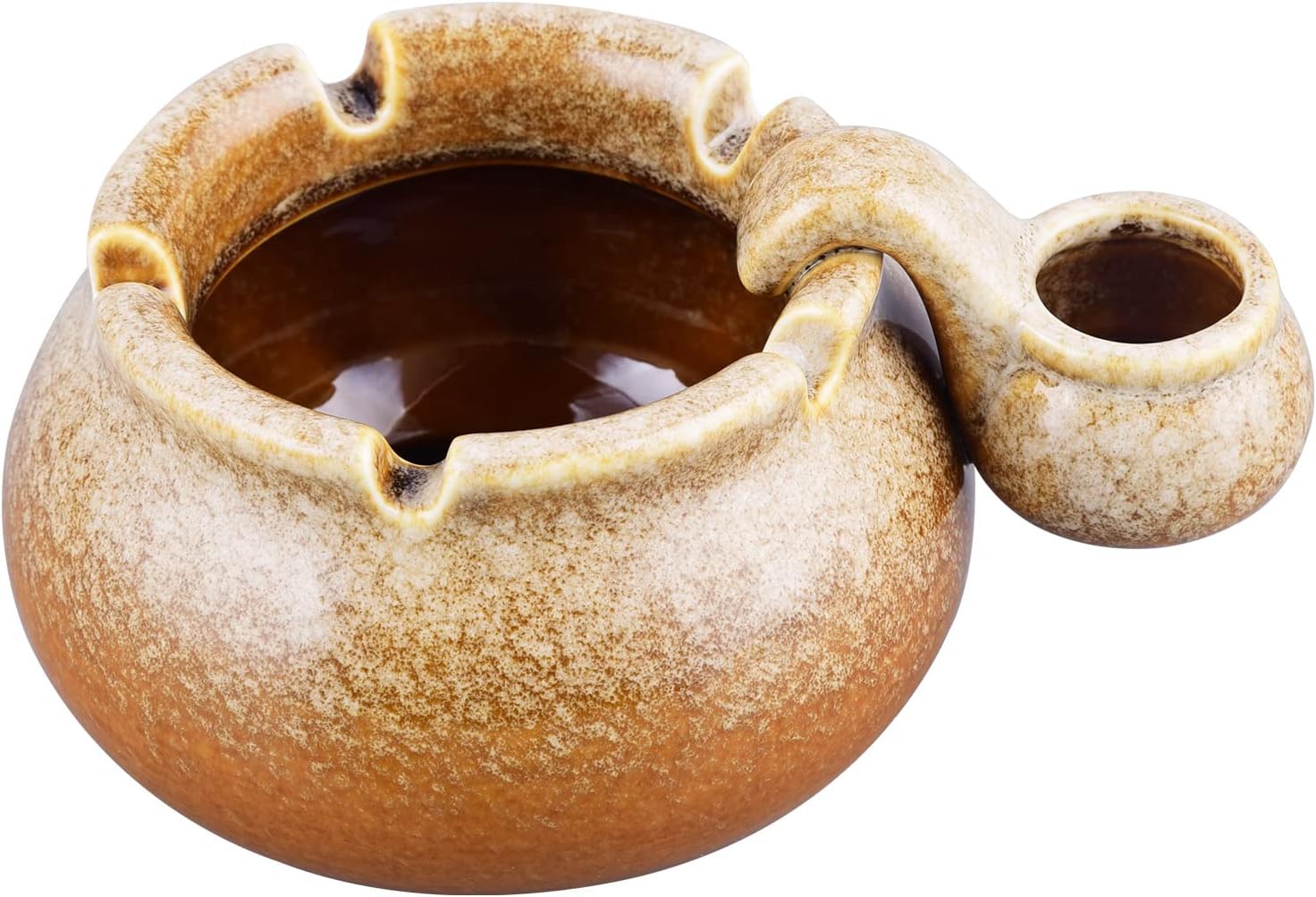Cenicero, ceniceros de cerámica para cigarrillos y cigarrillos, ceniceros de mesa con frasco pequeño, bandeja de ceniza para ahumar al aire libre