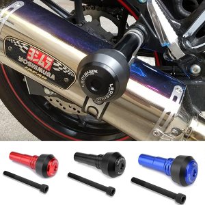 Marco deslizante de escape de motocicleta Protector de choque deslizante compatible con Suzuki Gixxer 250SF250150 GSX250R DL250 GW250 V-Strom250 Marco deslizante de escape de motocicleta Protector de choque deslizante compatible con Suzuki Gixxer 250SF250150 GSX250R DL250 GW250 V-Strom250