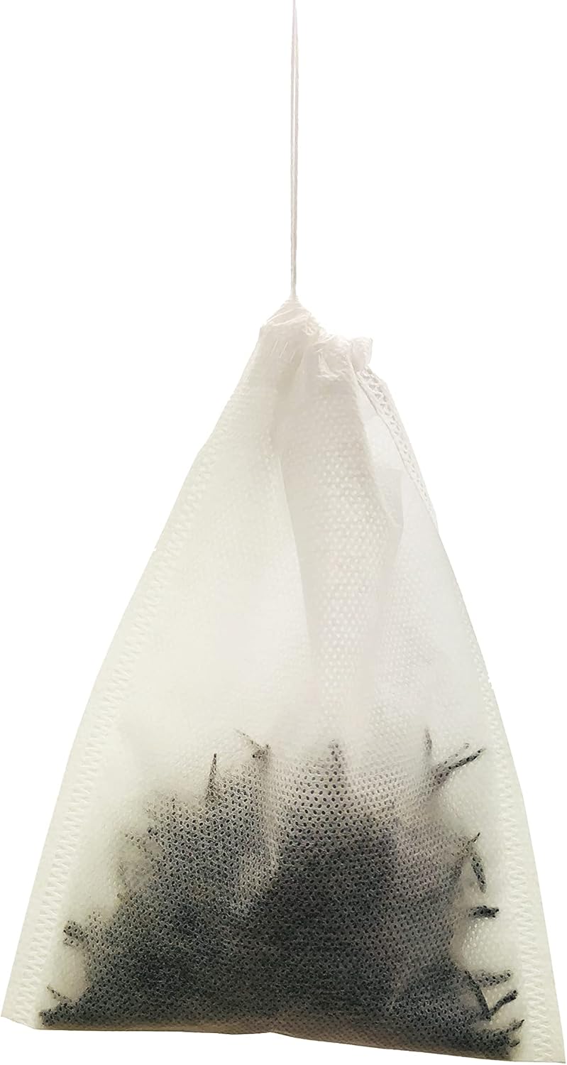 300 bolsas de filtro de té, bolsas de té desechables para té suelto, infusor de té natural para viajes de oficina en casa, 4 tamaños