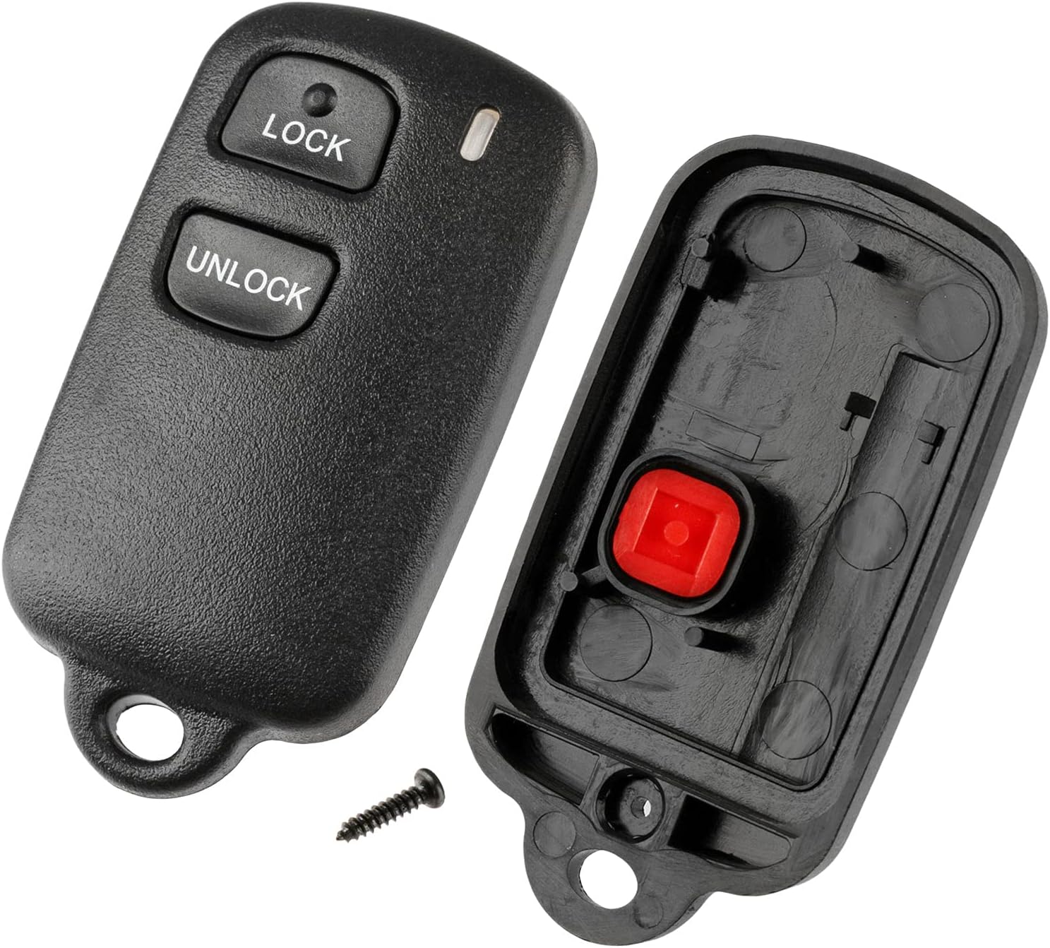 Compatible con llavero remoto de repuesto para Toyota Tundra Tacoma 2btn (ELVATDD)