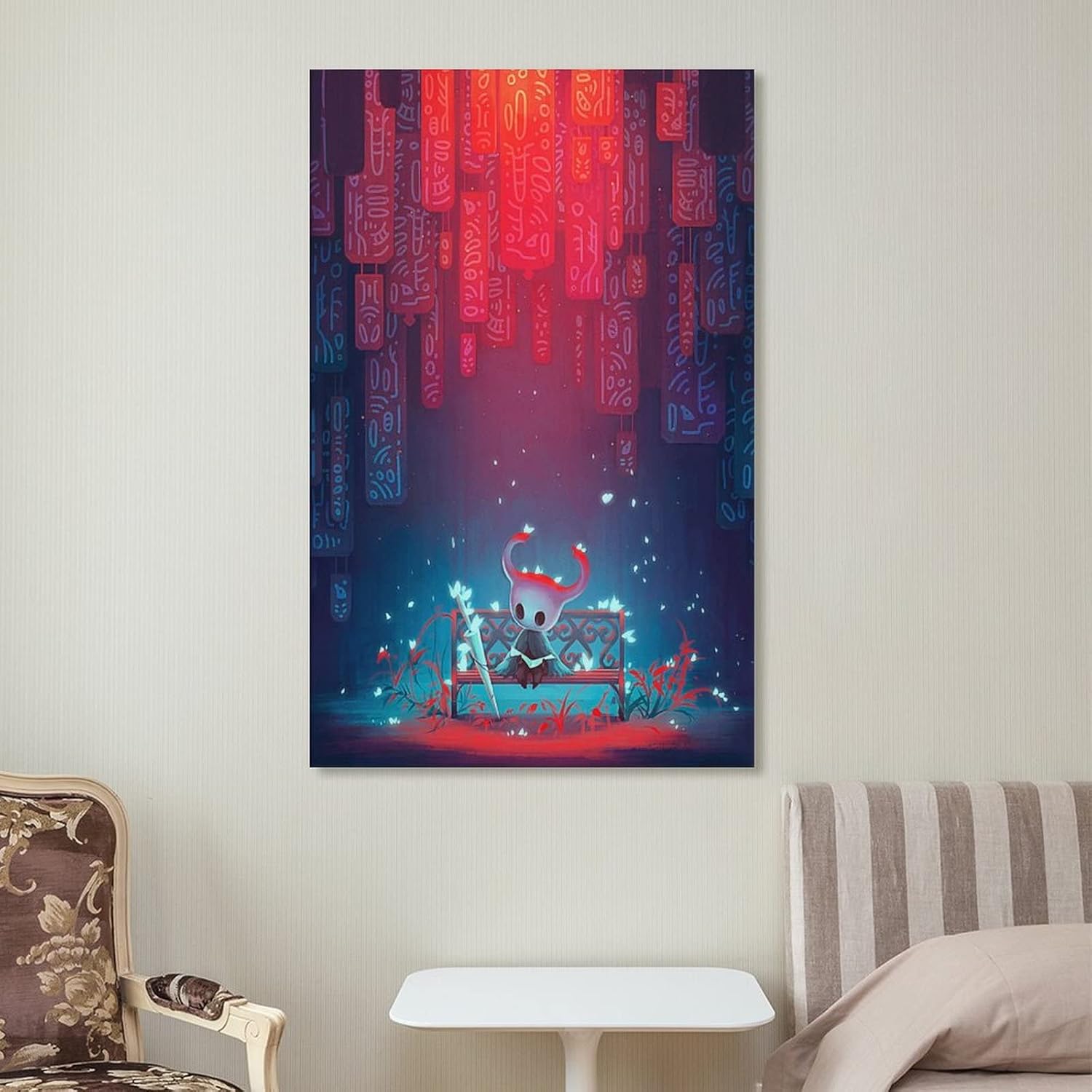 SNKB Póster de caballero hueco, pintura decorativa, lienzo, arte de pared, para sala de estar, dormitorio, 16 x 24 pulgadas (15.7 x 23.6 in)