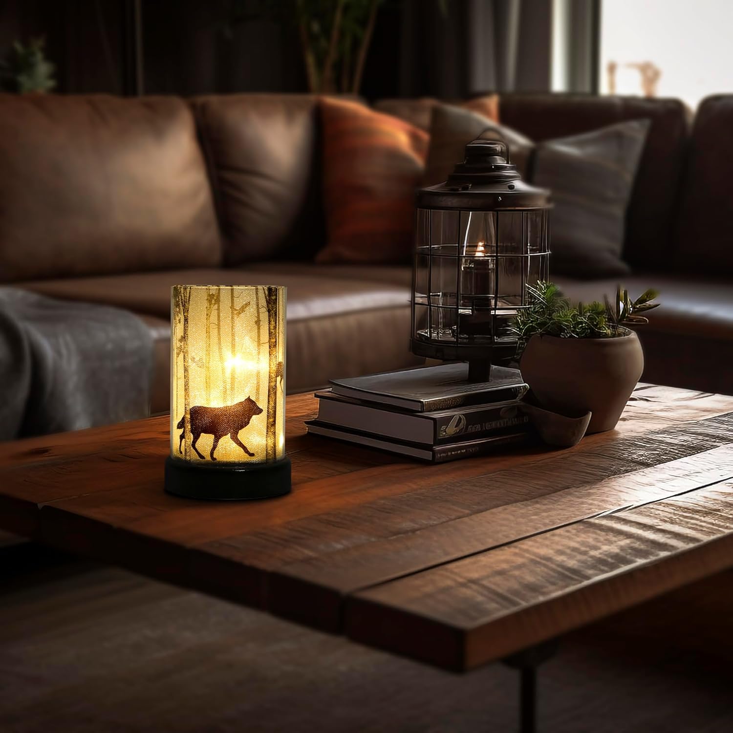 Lámpara de mesa a pilas, lámparas inalámbricas para decoración del hogar, luz nocturna alimentada por batería con bombilla LED, luces decorativas