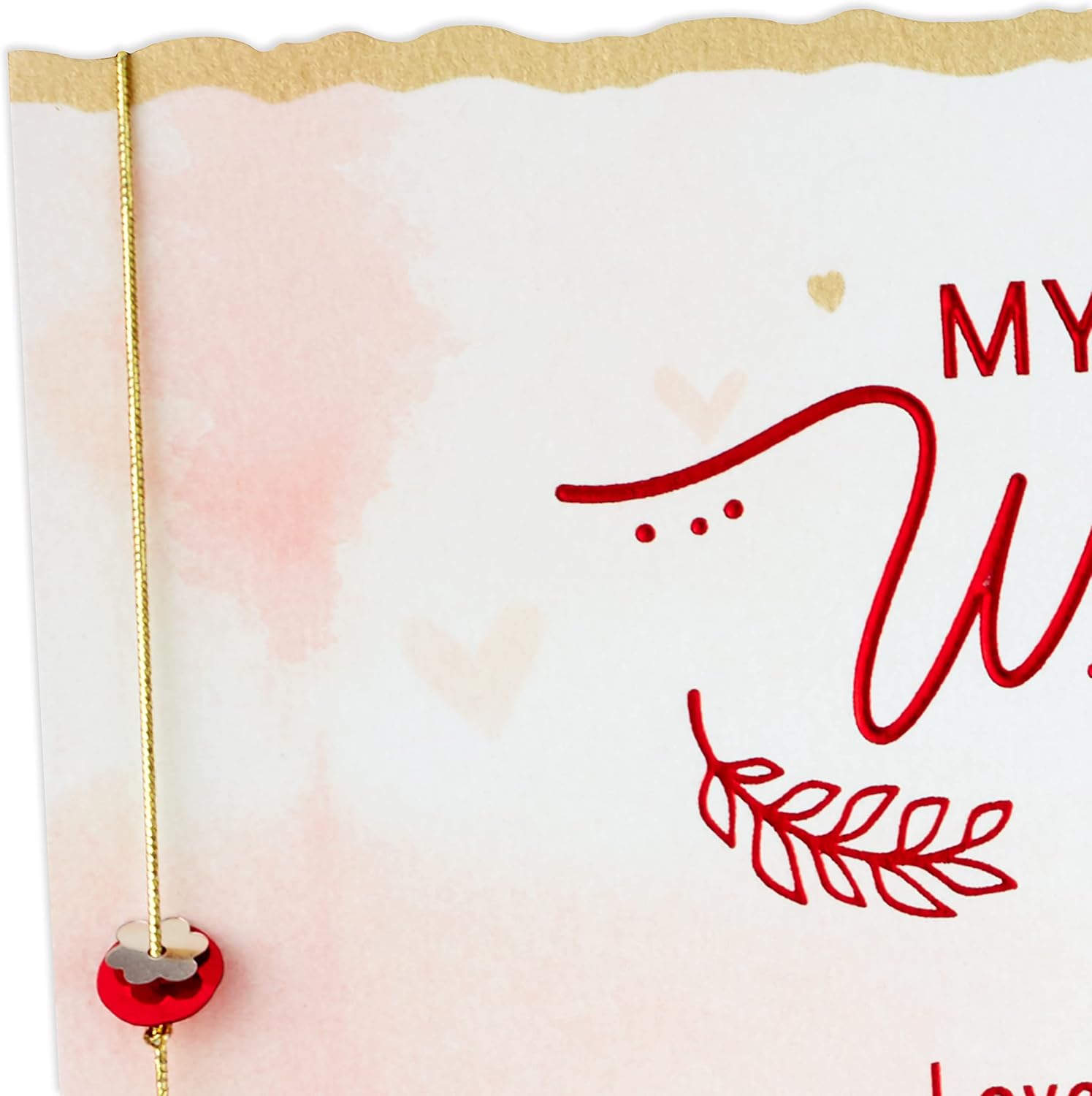 Hallmark Tarjeta de San Valentín para esposa (felicidad y trabajo duro)