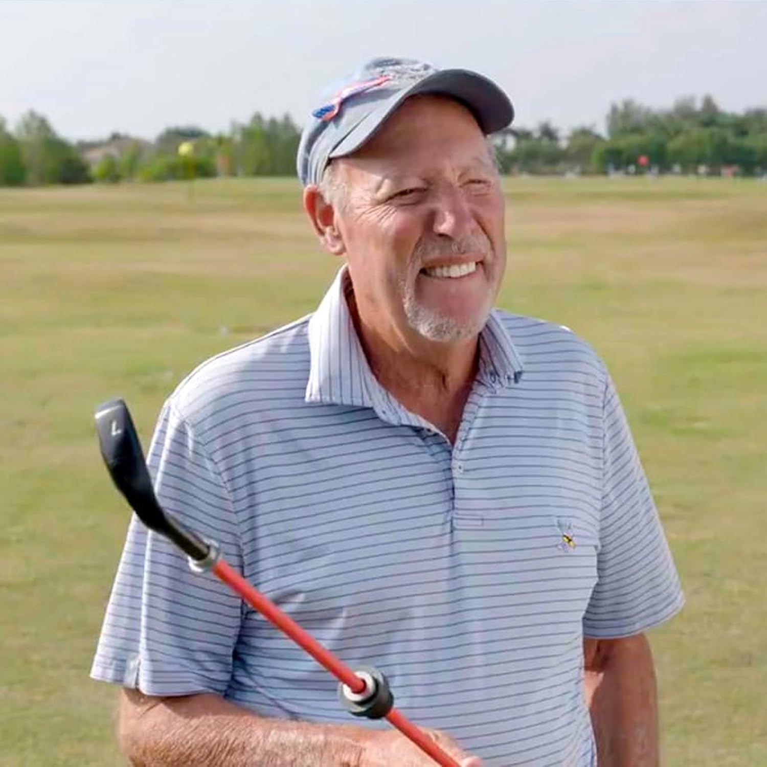 Performance Golf Straight Stick – Entrenador automático de swing para columpios de golf perfectos I retroalimentación auditiva I mejora mecánica