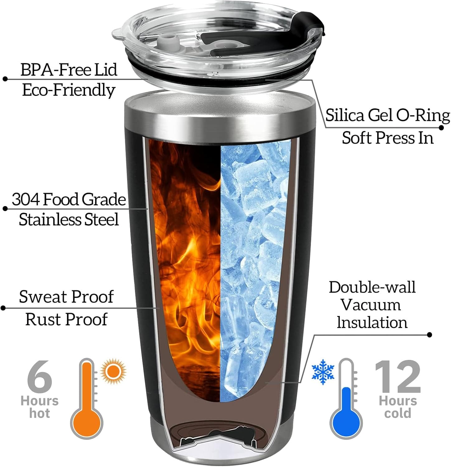 Vaso personalizado con nombre grabado, vaso personalizado de doble pared de 20 onzas con 16 diseños, regalos personalizados para Navidad,