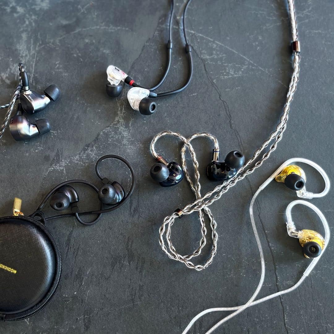 Comply Foam SmartCore Series Round 2.0 – Almohadillas para los oídos para dispositivos con cable e IEMs  Máxima comodidad  Ajuste inquebrantable