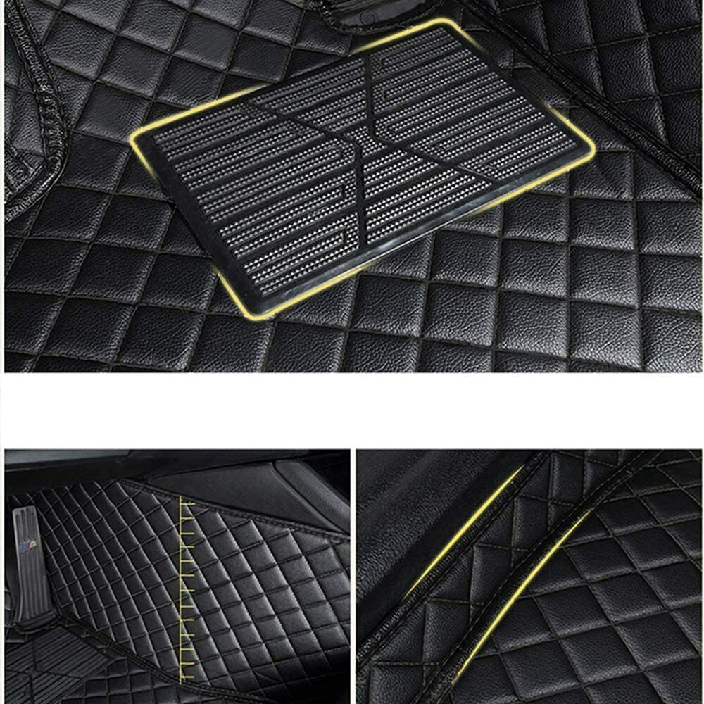 Alfombrillas de cuero de lujo personalizadas para automóvil, mejoran la protección del interior de tu automóvil para todo tipo de clima para