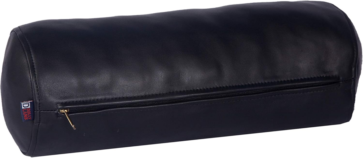 Funda de almohada redonda para cilindro cervical, diseño ergonómico para cabeza, cuello, espalda y piernas, ideal para soporte de columna vertebral