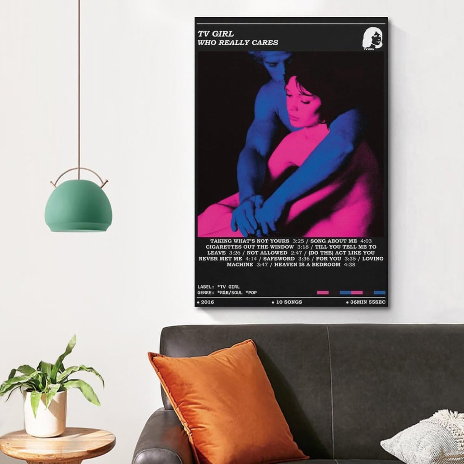 Póster de TV Girls Who Really Care About Room Aesthetics, póster de los años 90, lienzo, arte de pared, pintura artística, pintura, sala de estar,