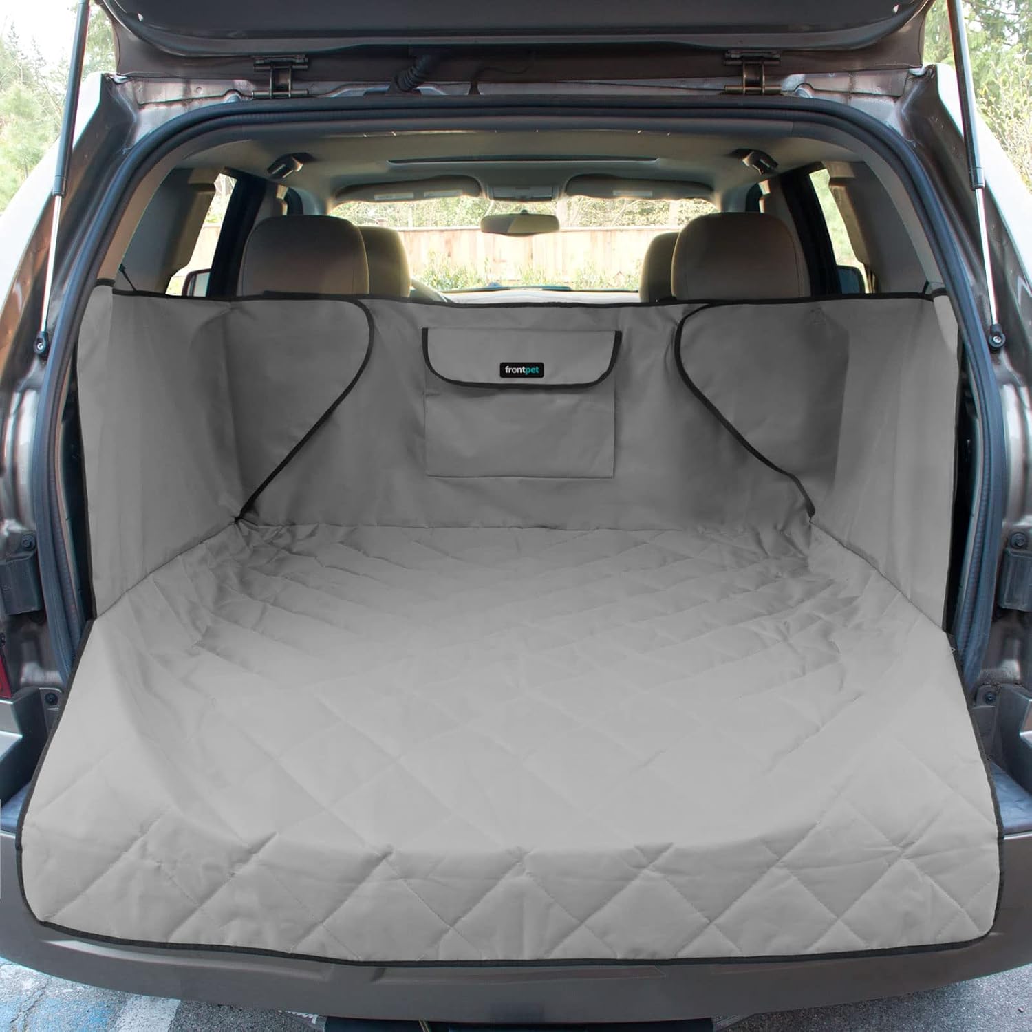 FrontPet – Funda acolchada de perro para la zona de carga de SUV, ajuste universal, para cualquier mascota La funda duradera cubre y protege tu