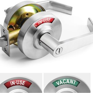 Cerradura y palanca indicador de privacidad, manija de puerta comercial de grado 2, manija de puerta de baño perfecta para baños públicos, Cerradura y palanca indicador de privacidad, manija de puerta comercial de grado 2, manija de puerta de baño perfecta para baños públicos,
