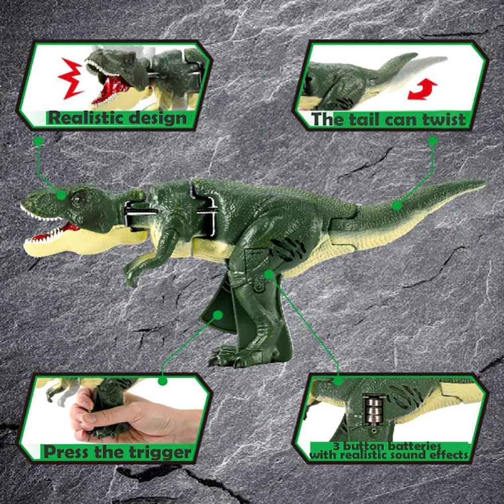 Trigger The T-Rex, juguete de dinosaurios, juguetes de dinosaurios con sonido de dianosaurio, juguetes de dinosaurio mordedor, juguete de agarre de